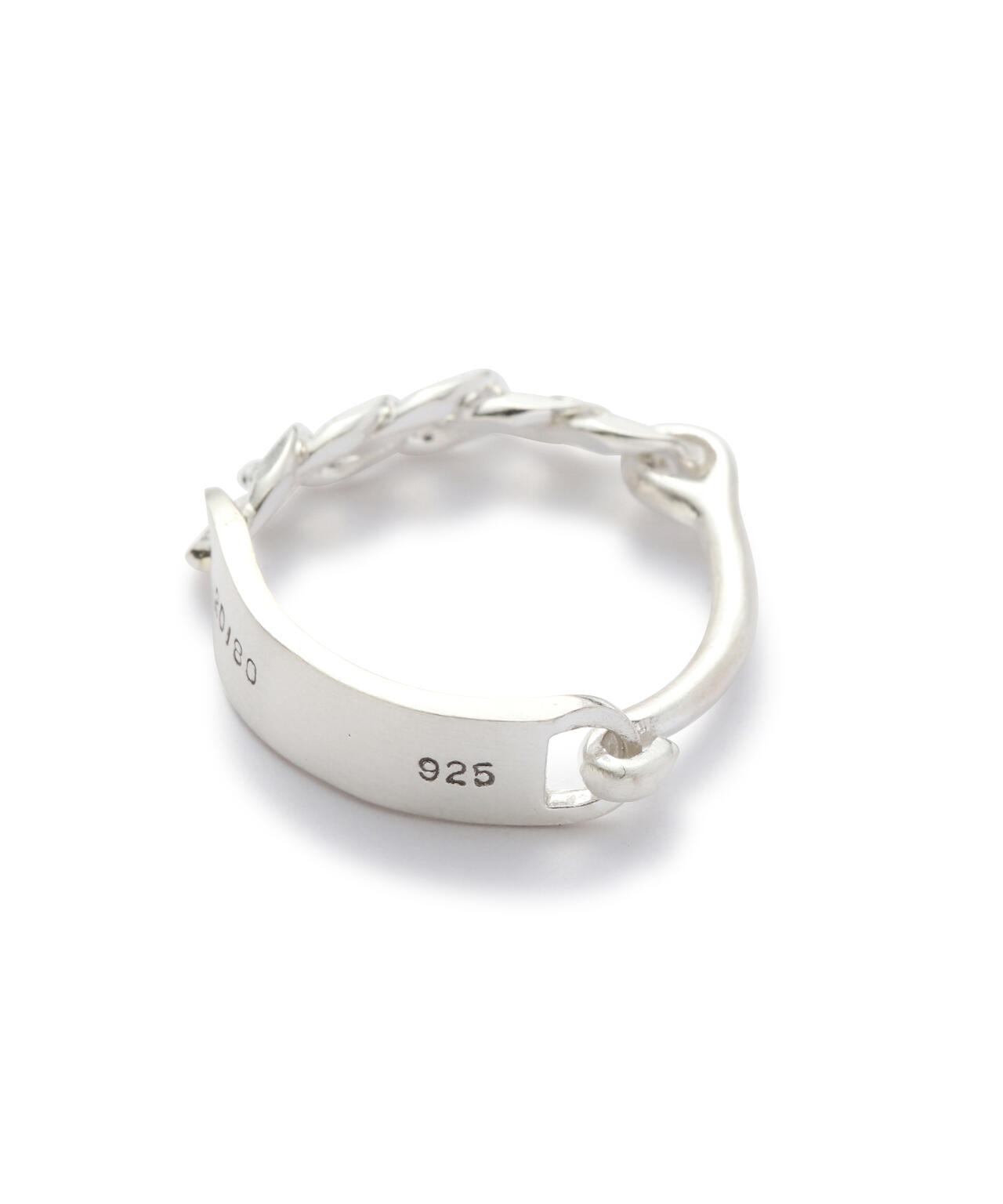 【20/80】トゥエンティーエイティー/STERLING SILVER MIXED ID CHAIN RING