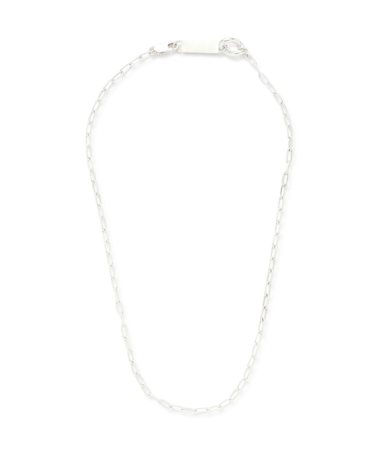 20/80】トゥエンティーエイティー/STERLING SILVER ID CHAIN NECKLACE