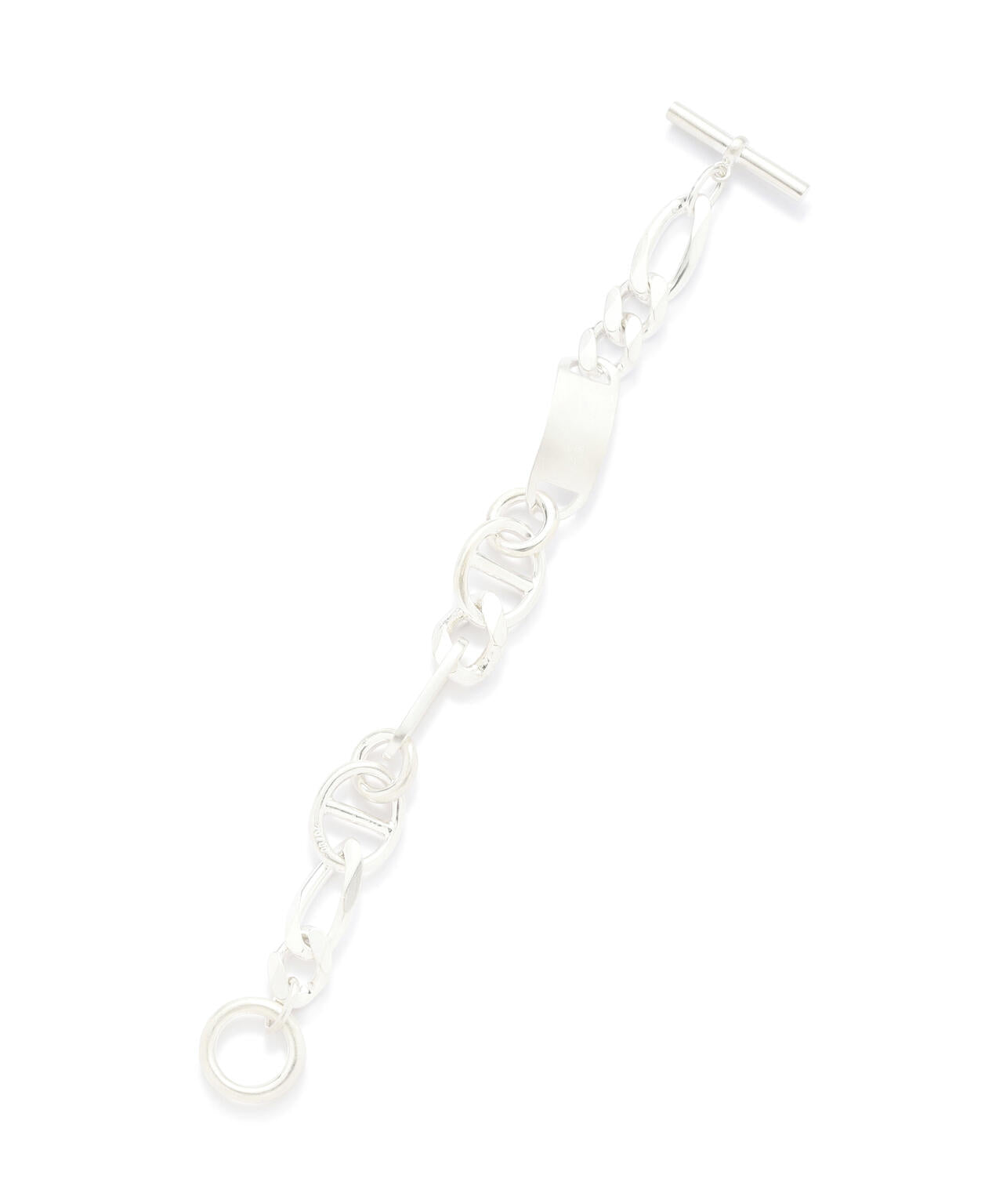 【20/80】トゥエンティーエイティー/STERLING SILVER MIXED ANCHOR CHAIN BRACELET