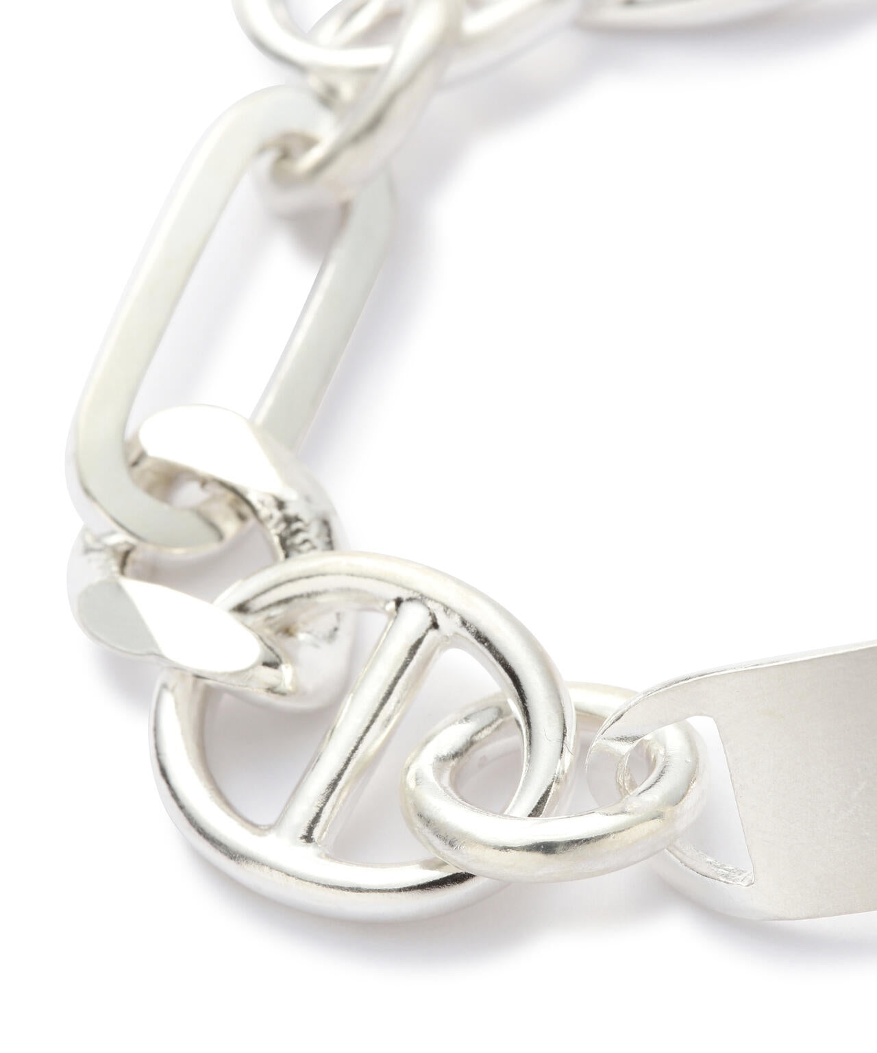 【20/80】トゥエンティーエイティー/STERLING SILVER MIXED ANCHOR CHAIN BRACELET