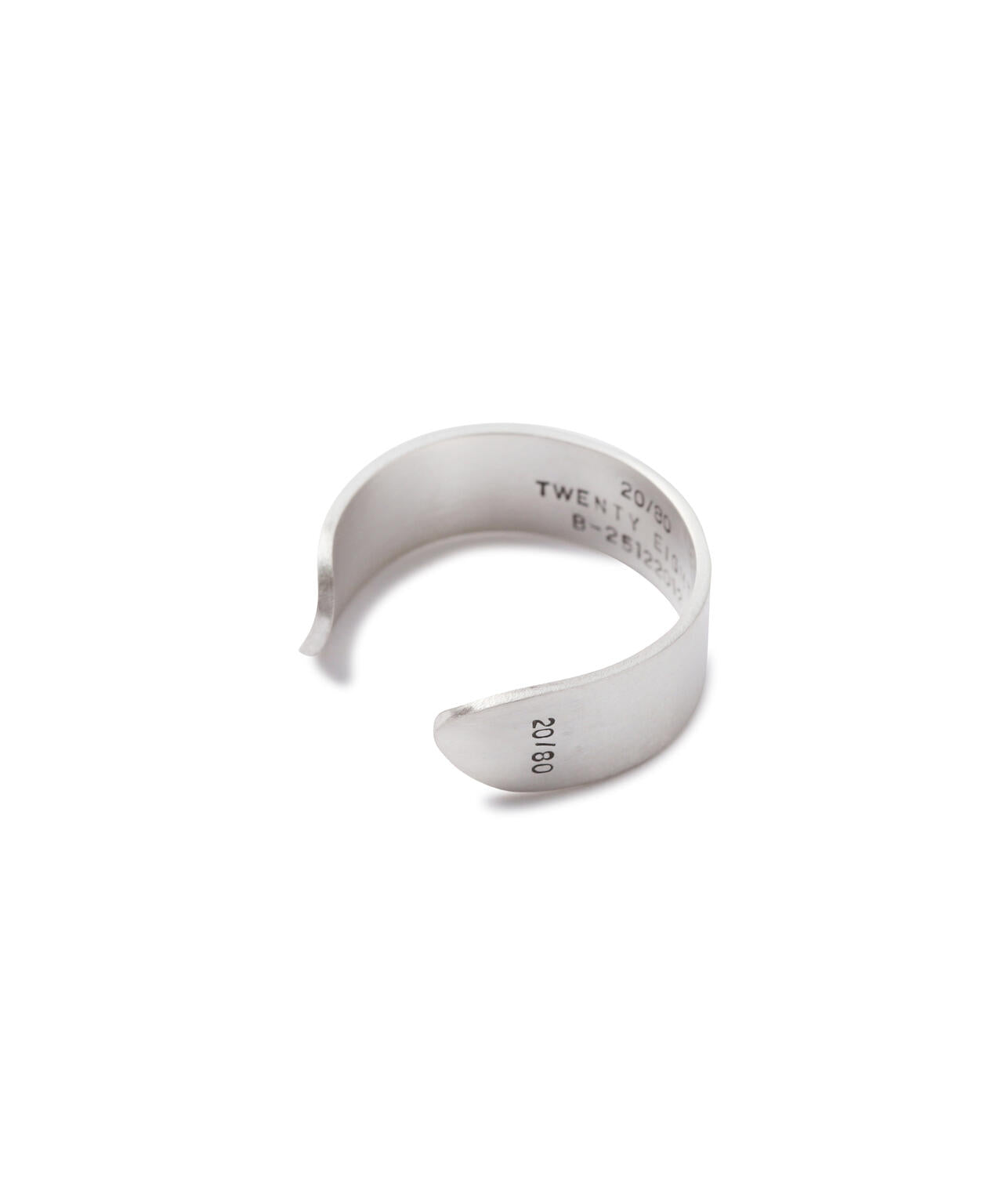 【20/80】トゥエンティーエイティー/STERLING SILVER RING 8mm