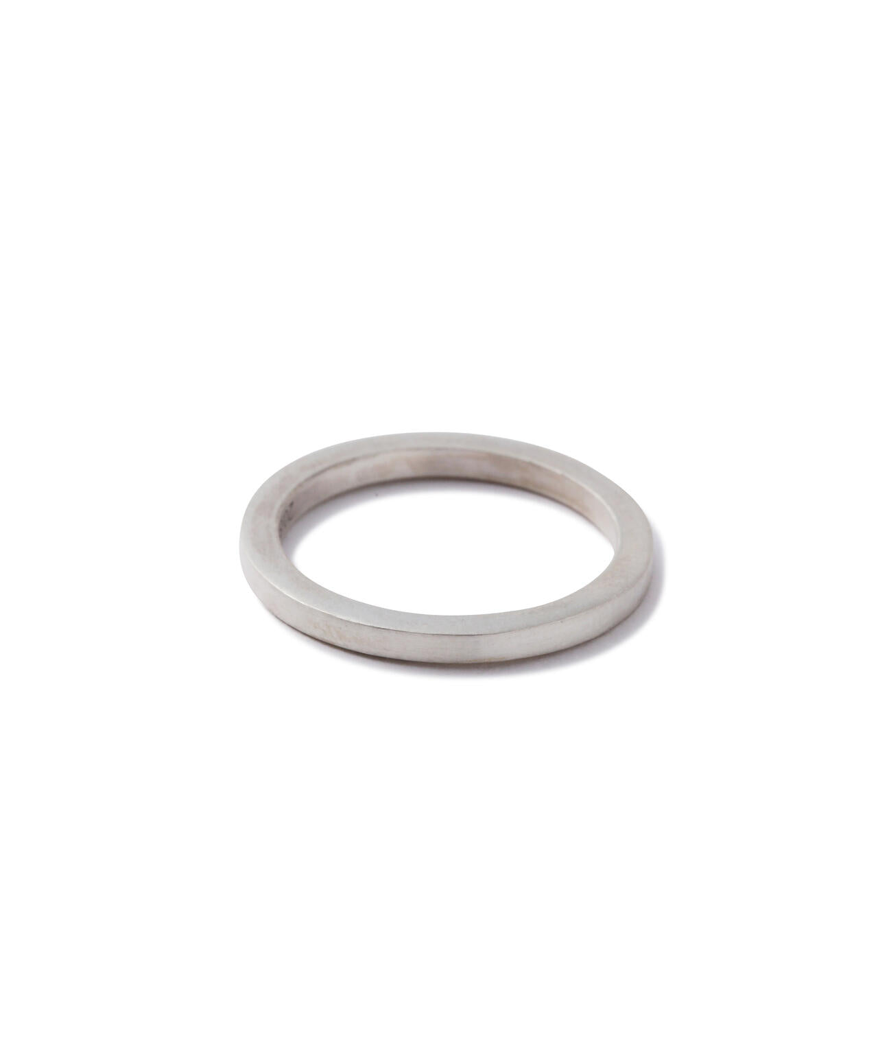 【20/80】トゥエンティーエイティー/STERLING SILVER SQUARE RING 1.8mm WIDTH