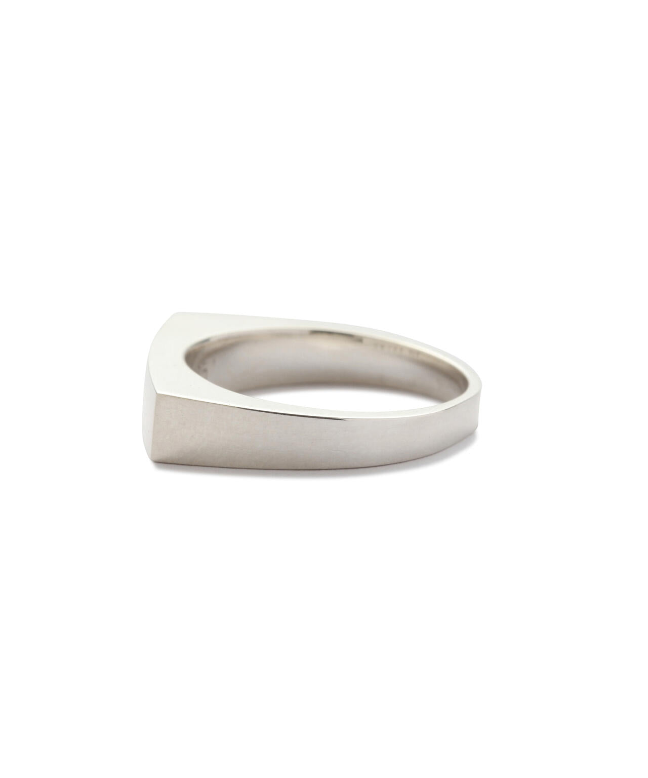 【20/80】トゥエンティーエイティー/STERLING SILVER SQUARE SIGNET RING