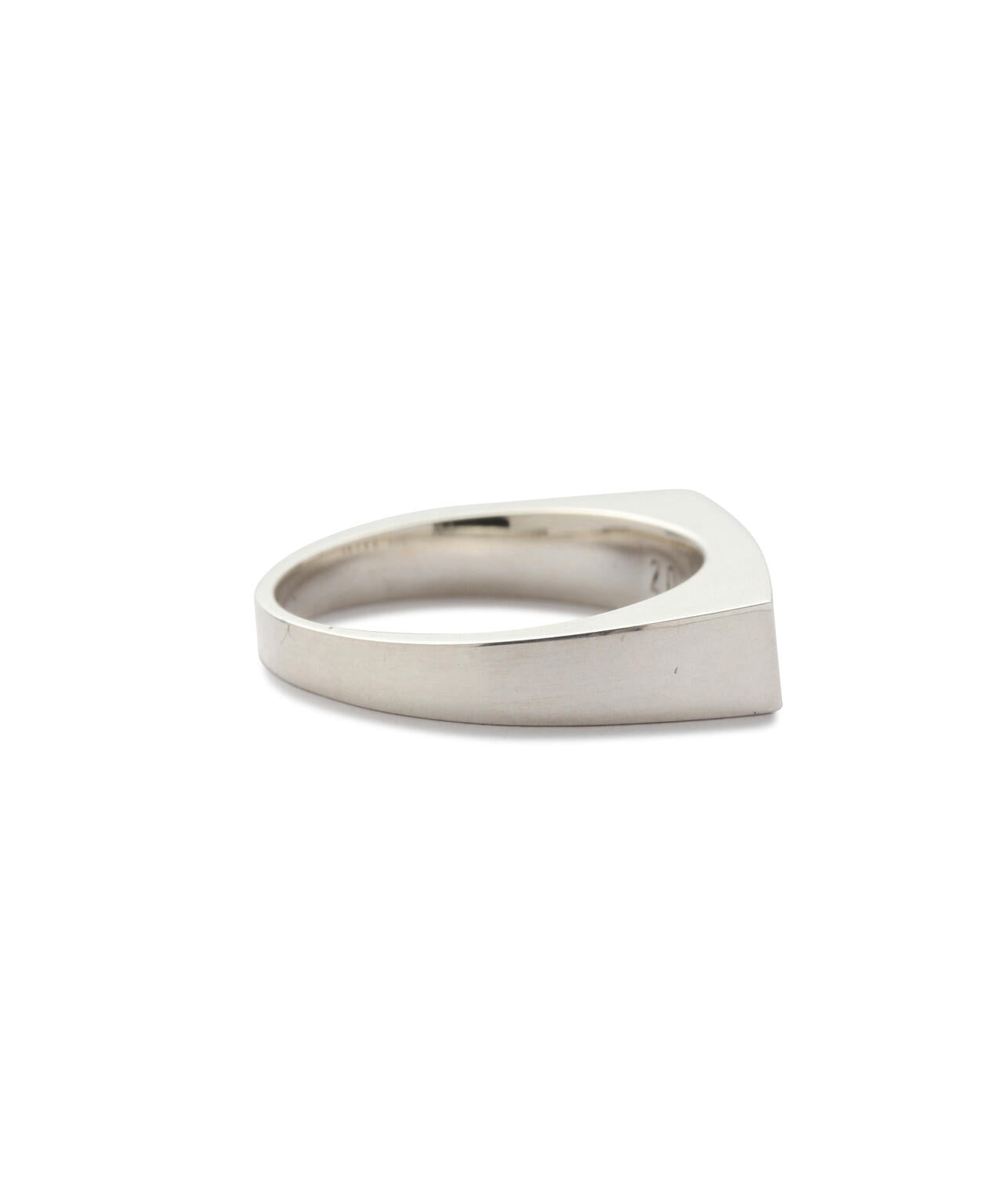 【20/80】トゥエンティーエイティー/STERLING SILVER SQUARE SIGNET RING