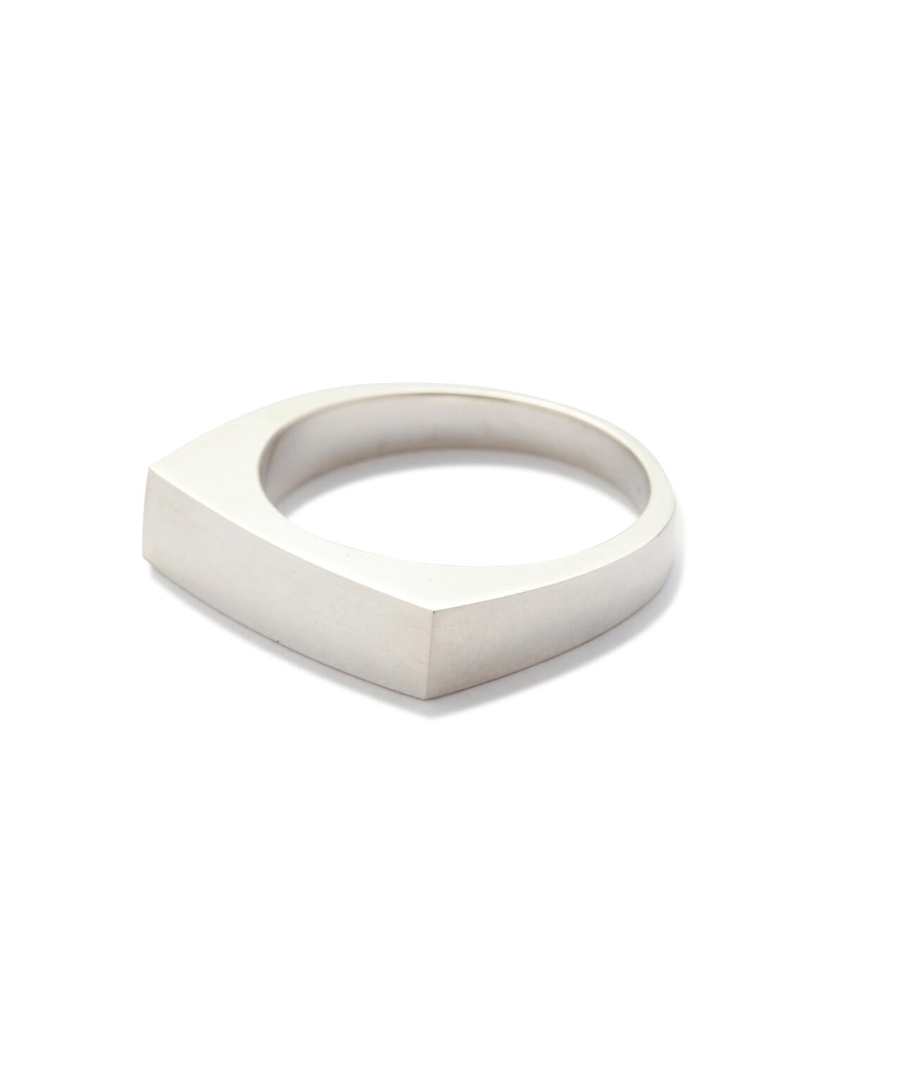 【20/80】トゥエンティーエイティー/STERLING SILVER SQUARE SIGNET RING
