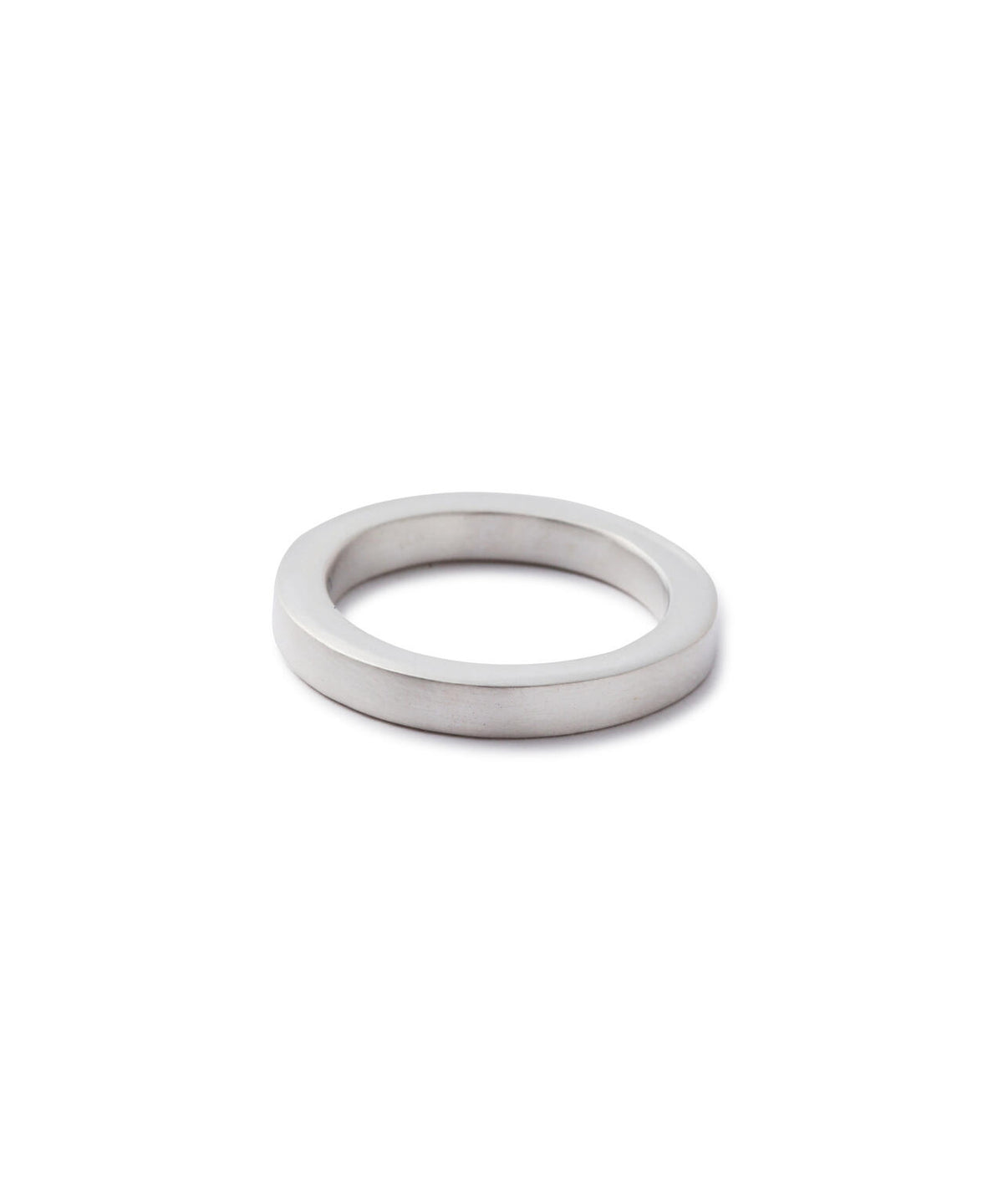【20/80】トゥエンティーエイティー/STERLING SILVER SQUARE RING 3mm WIDTH