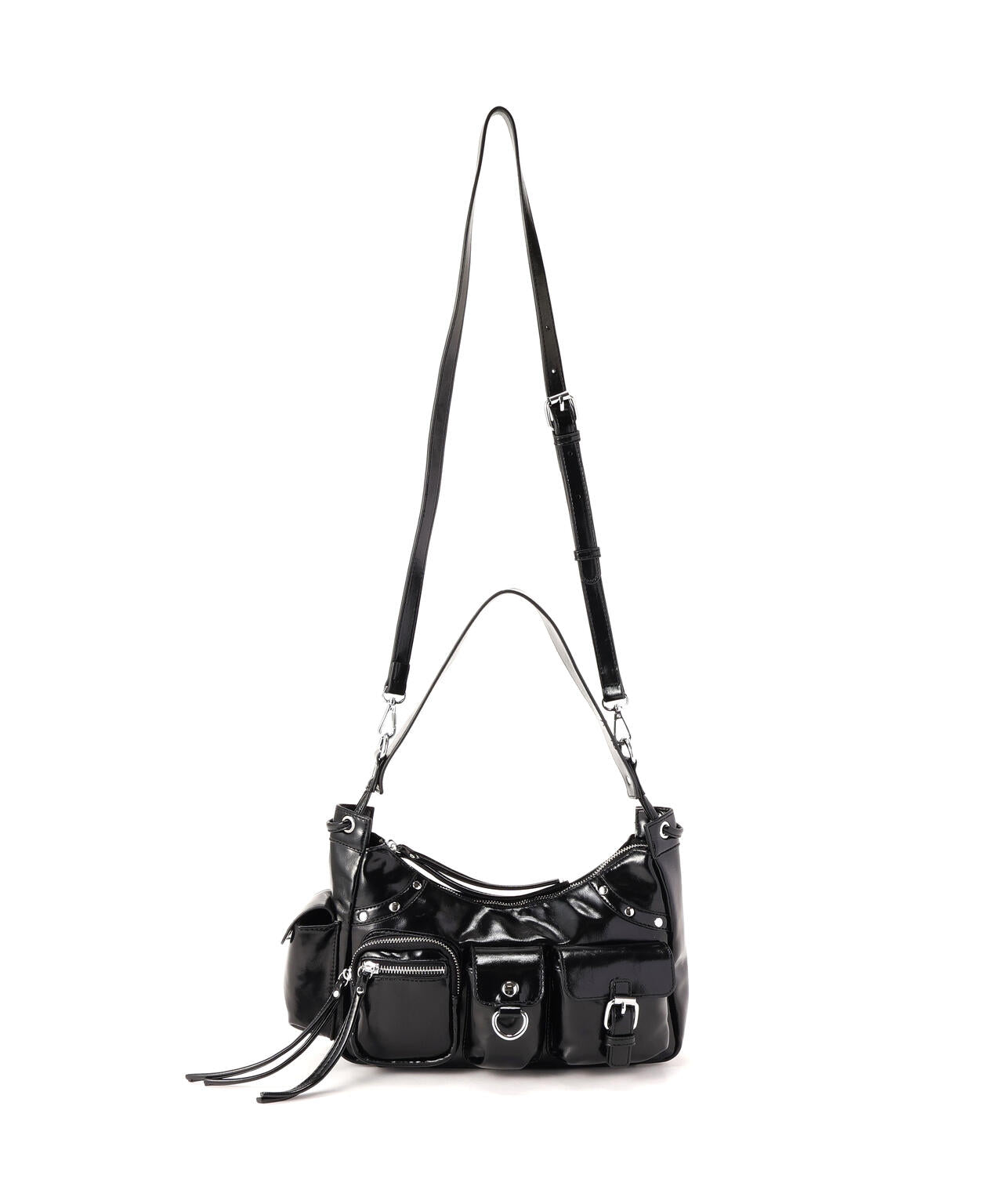 SIS/エスアイエス/PU Leather Shoulder Bag