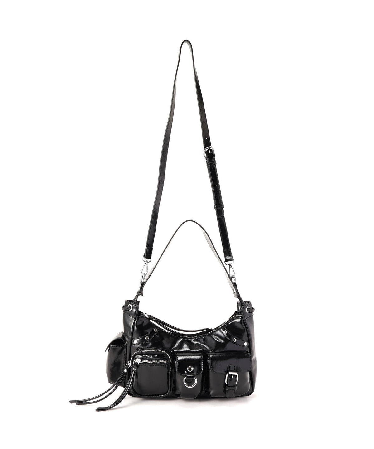 SIS/エスアイエス/PU Leather Shoulder Bag
