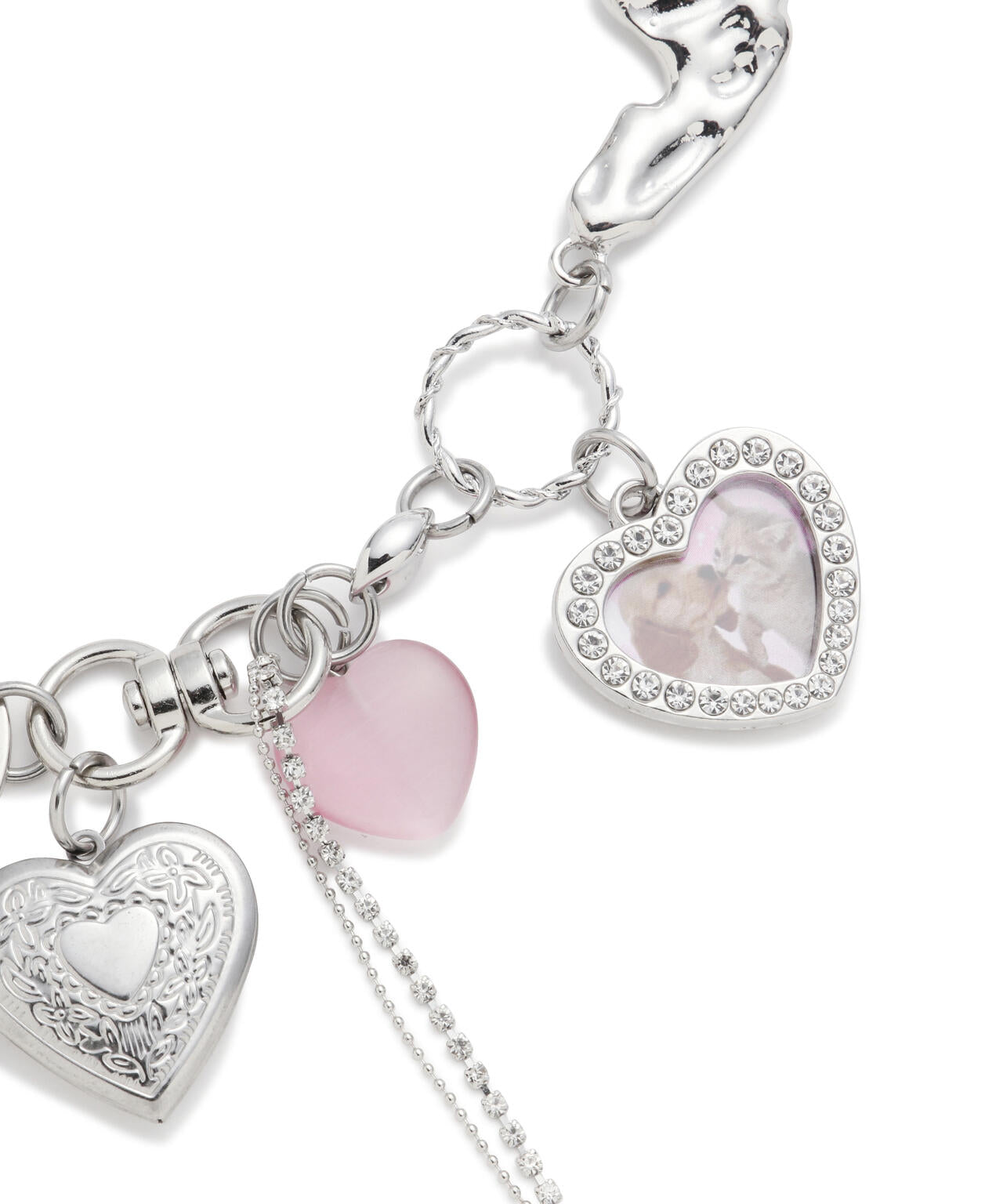 hurjaboyacc/ホジャボーイアクセ/HEART MIX NECKLACE