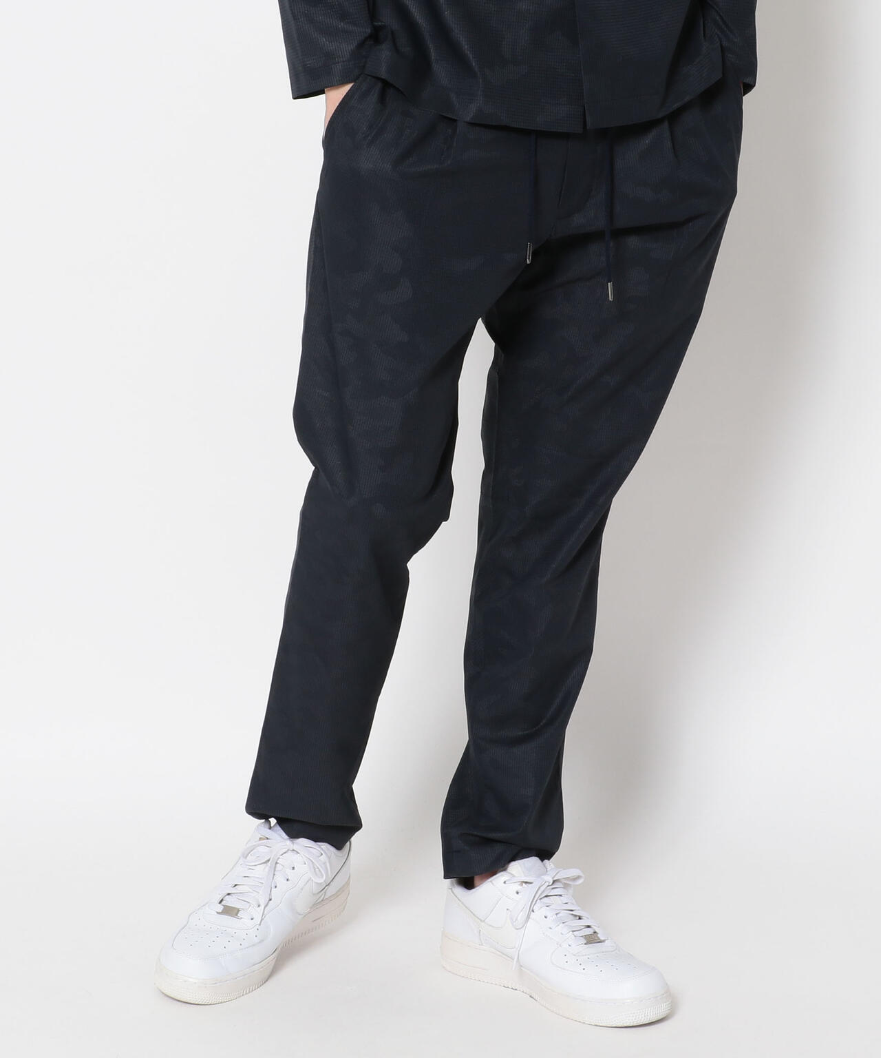 junhashimoto/ジュンハシモト/SIDE GATHER PANTS -CAMO AIR DOT-