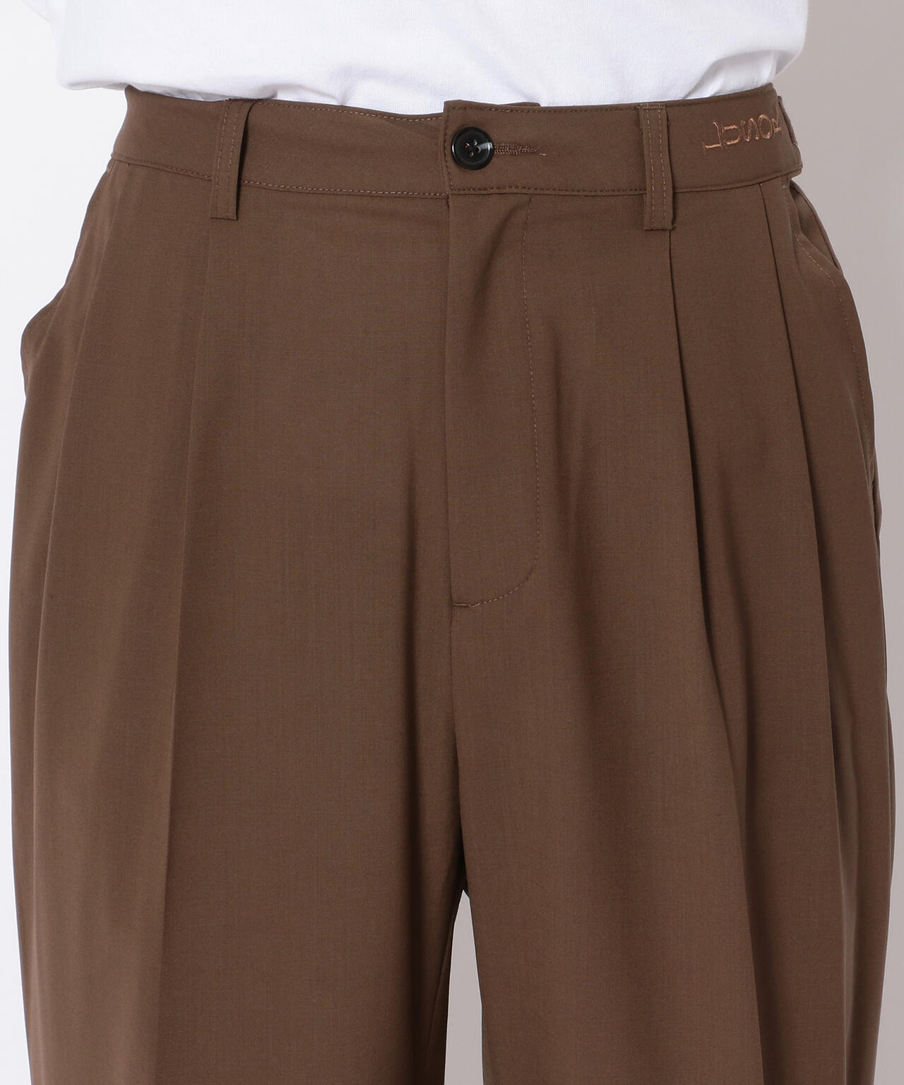 LUSOR(ルーソル)WOOL WIDE SLACKS