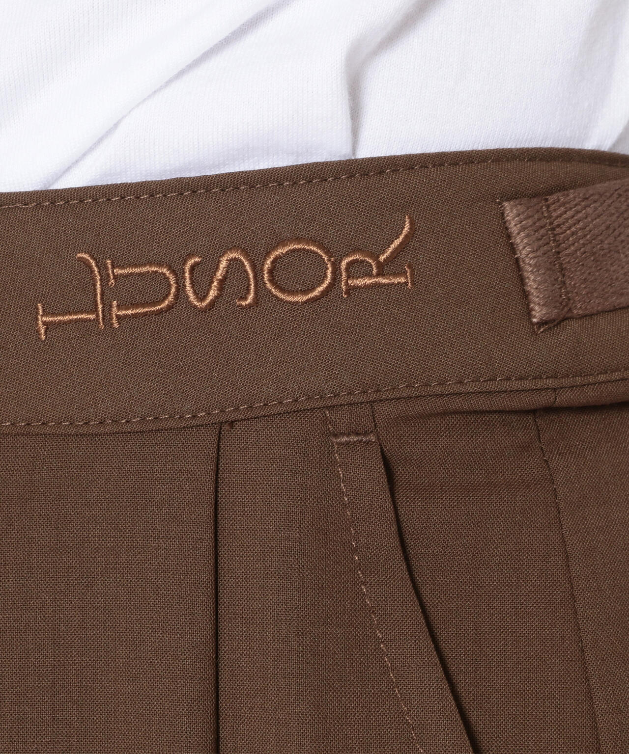 LUSOR(ルーソル)WOOL WIDE SLACKS