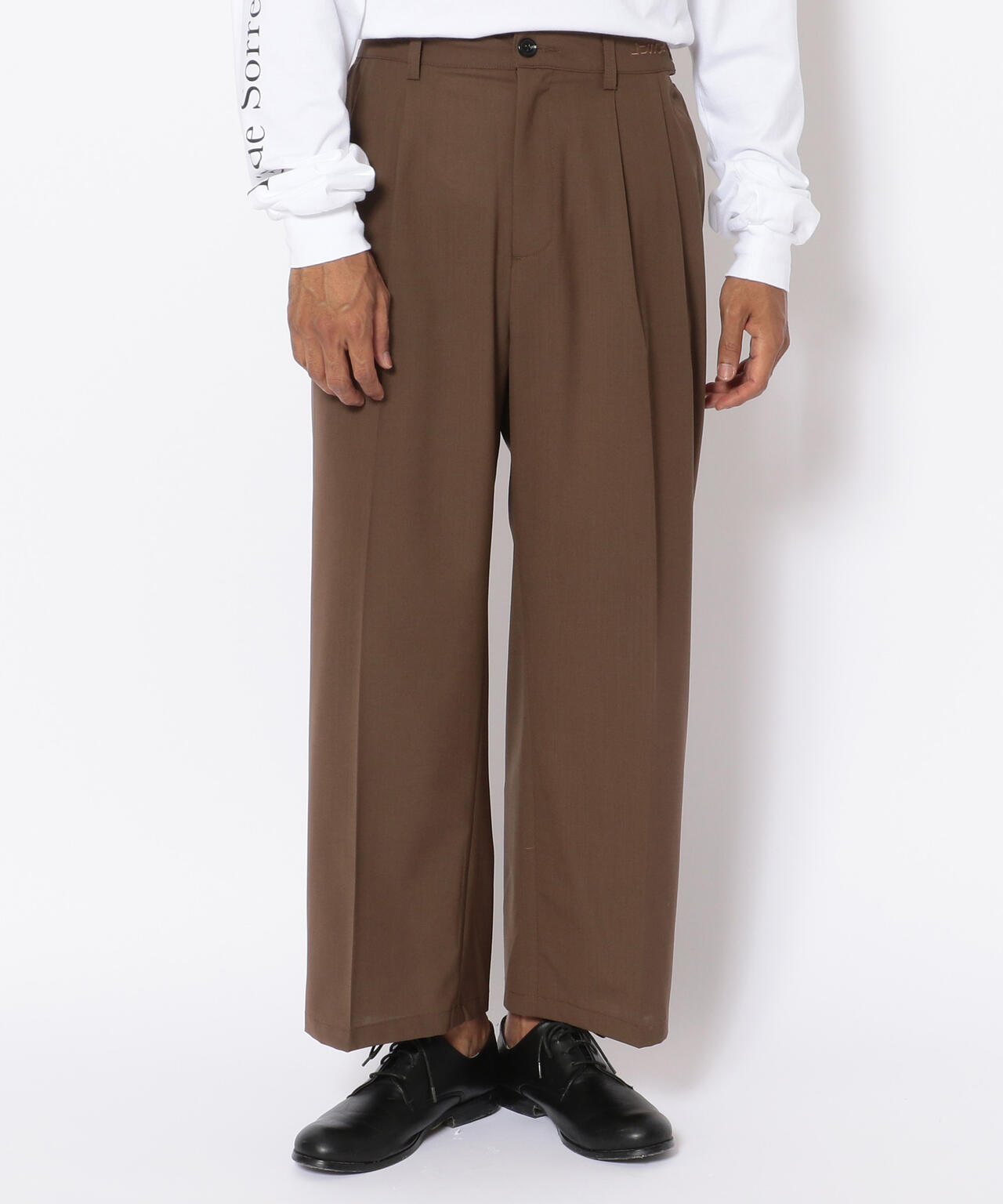 LUSOR(ルーソル)WOOL WIDE SLACKS