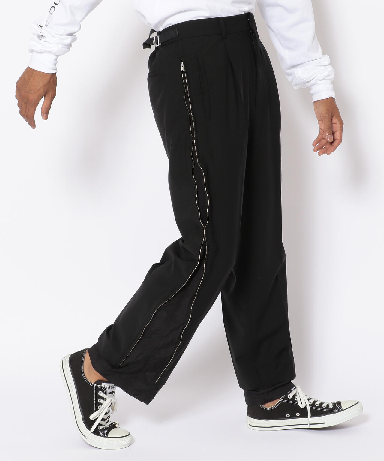 LUSOR(ルーソル)WOOL ZIP SLACKS