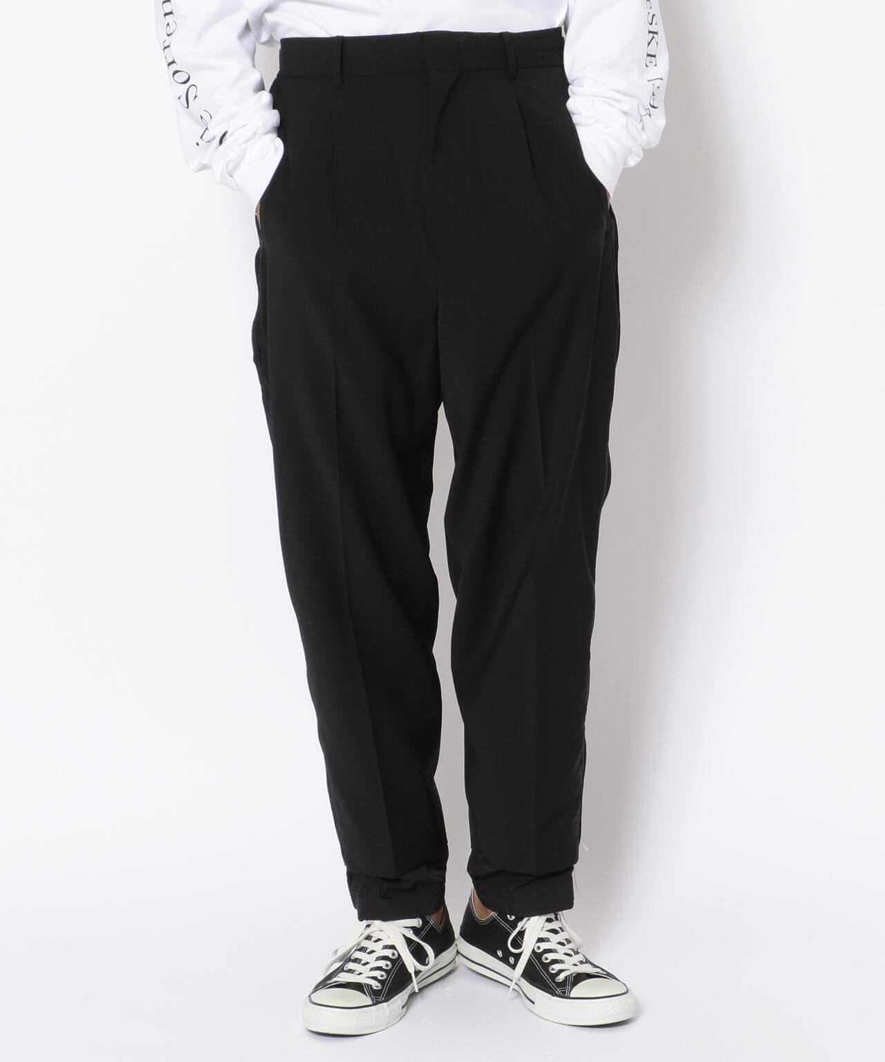 LUSOR(ルーソル)WOOL ZIP SLACKS