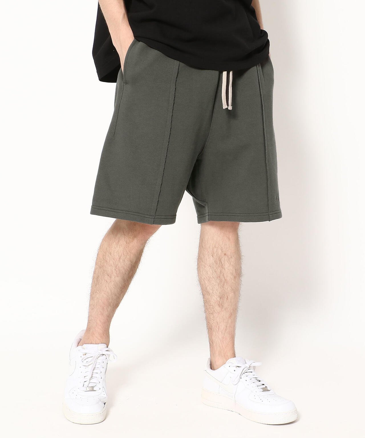 LUSOR(ルーソル)SEAM SWT SHORT PT/シームスウェットショートパンツ