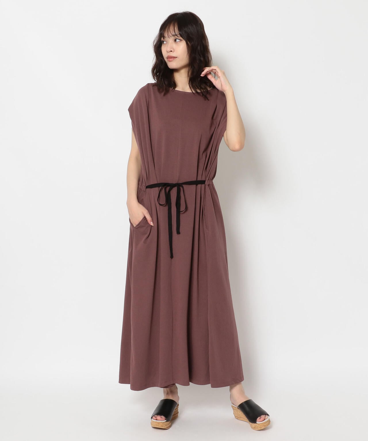 DROIT BELLO(ドロイトベロ)ボリュームカットワンピース