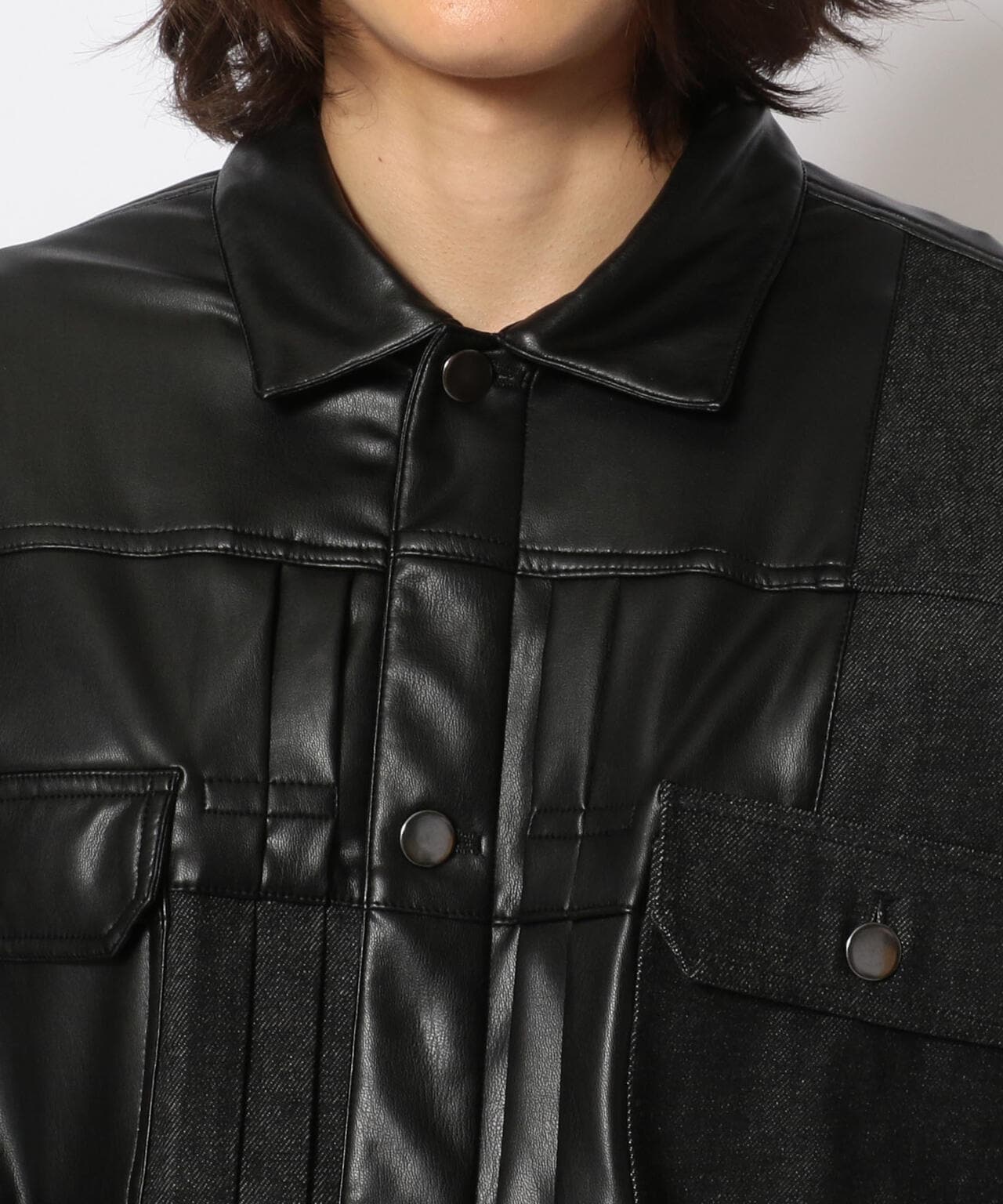 LUSOR(ルーソル)Ecoleather G JKT エコレザーGジャケット