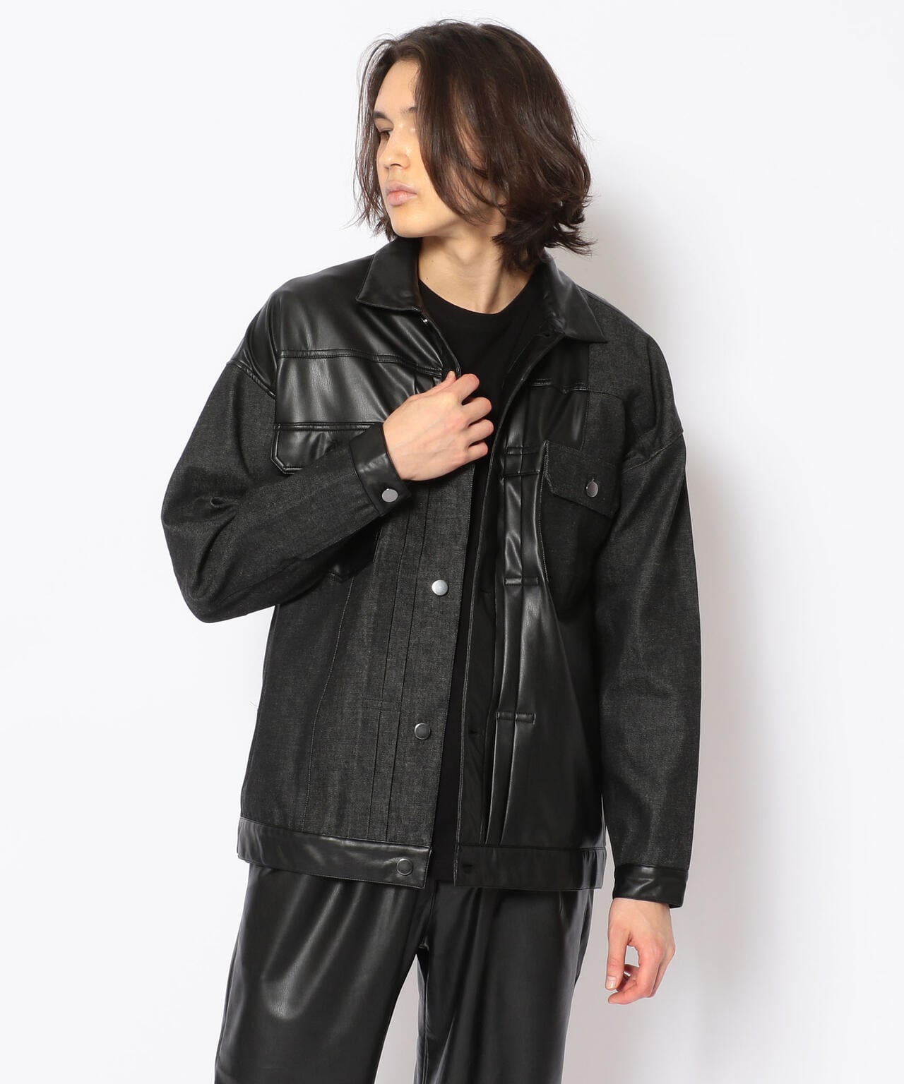 LUSOR(ルーソル)Ecoleather G JKT エコレザーGジャケット