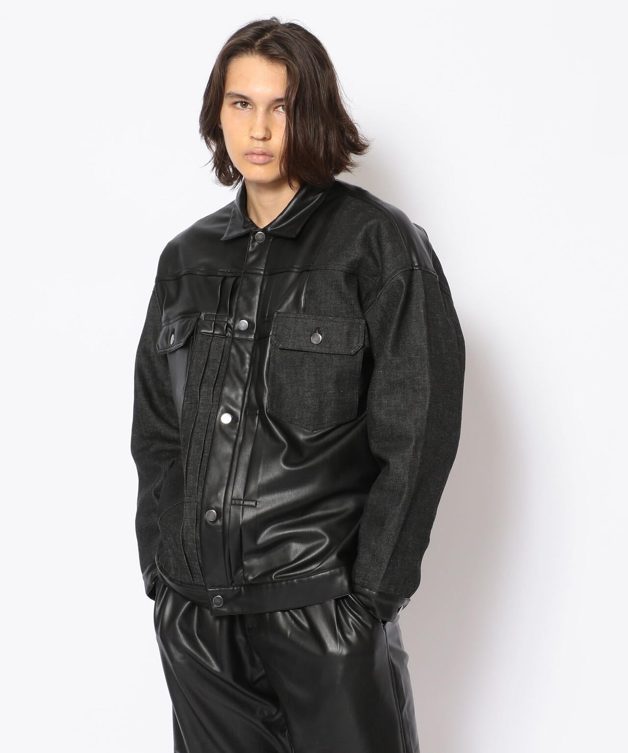 LUSOR(ルーソル)Ecoleather G JKT エコレザーGジャケット