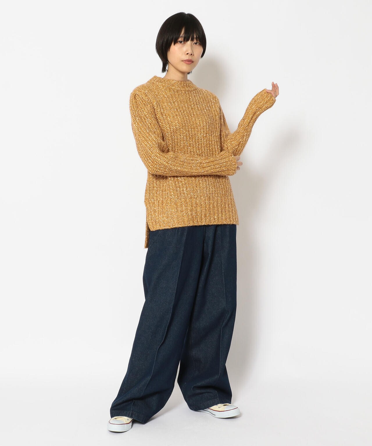 EARIH(アーリ)タックショルダーニット