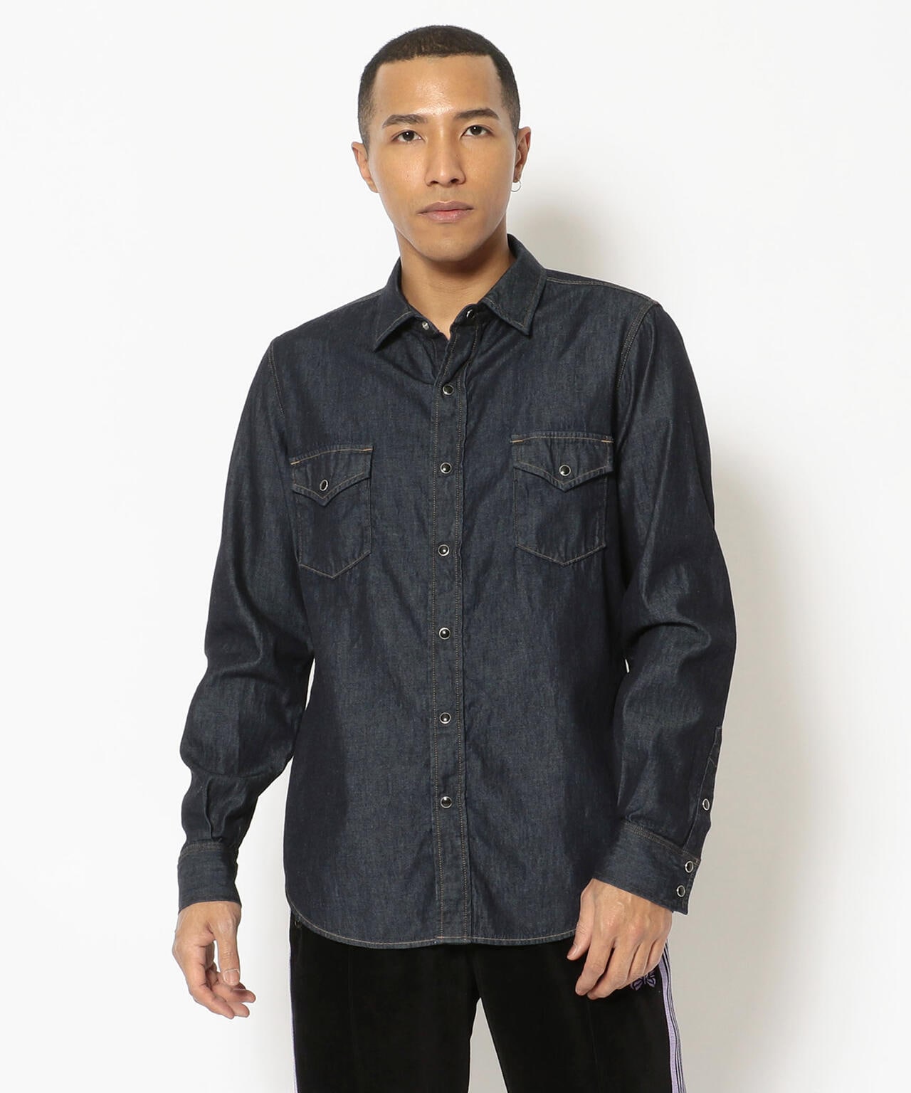 MINEDENIM(マインデニム)DENIM WESTERN SHIRTS/デニムウエスタンシャツ