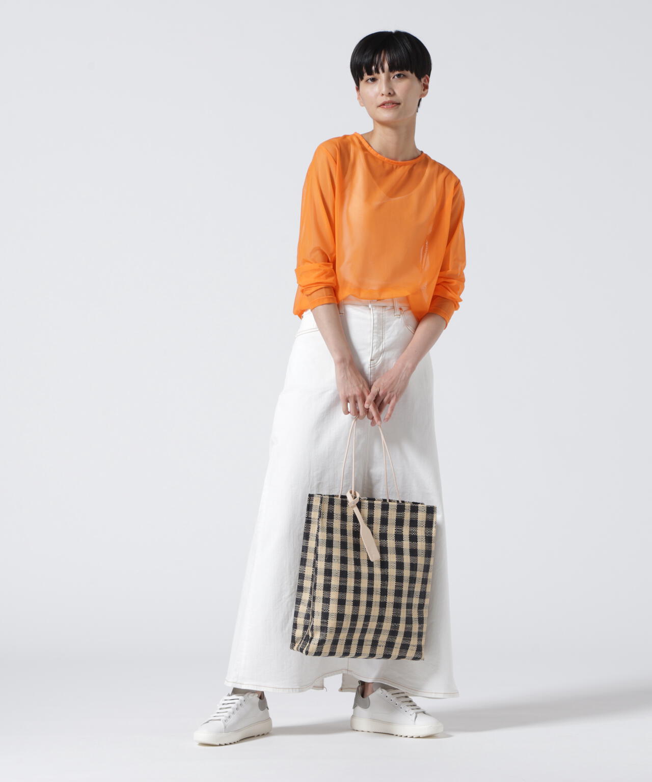 Ele Sac(エルサック)PAPIRO L/かごトートL