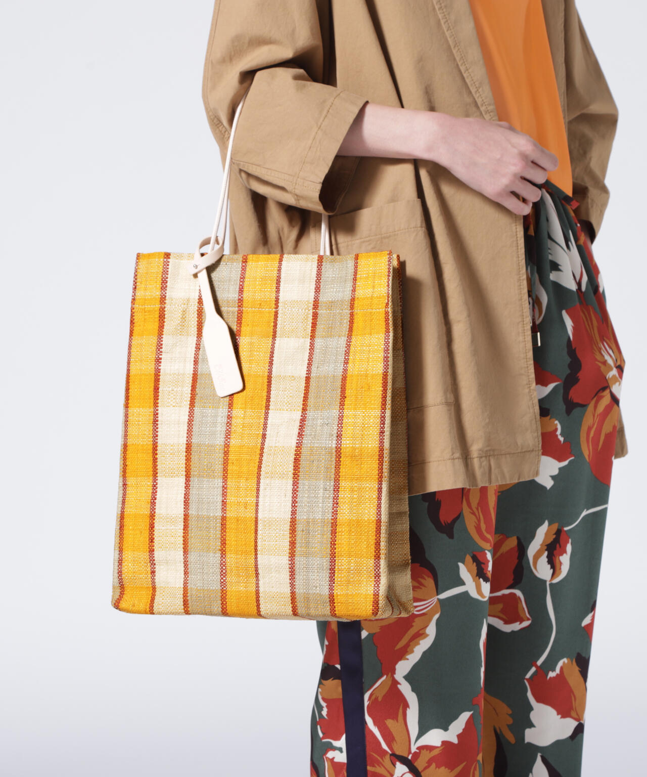 Ele Sac(エルサック)PAPIRO L/かごトートL