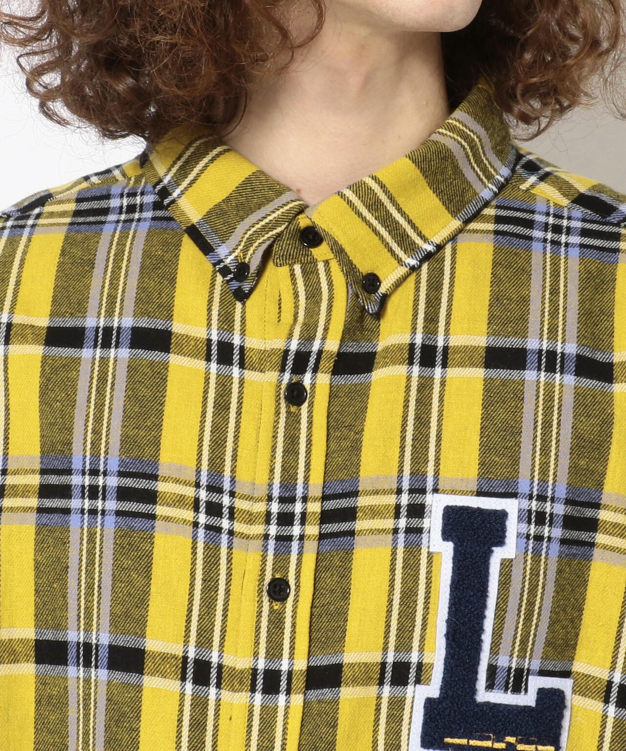 LUSOR(ルーソル)Wappen SHIRTS ワッペンチェックシャツ