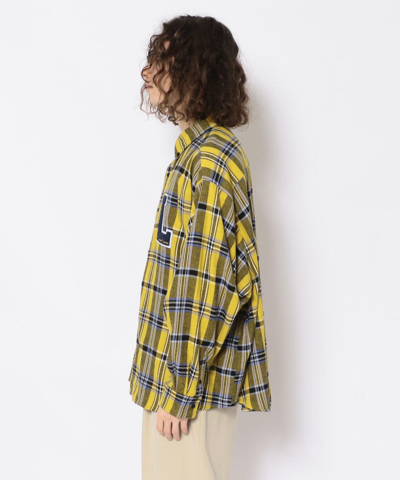 LUSOR(ルーソル)Wappen SHIRTS ワッペンチェックシャツ
