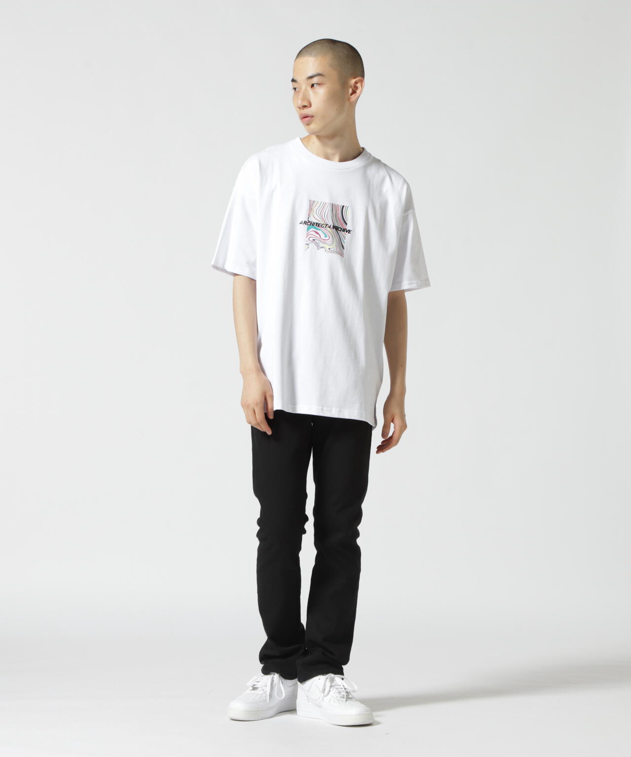 A4A(エーフォーエー) PAINT 半袖Tシャツ