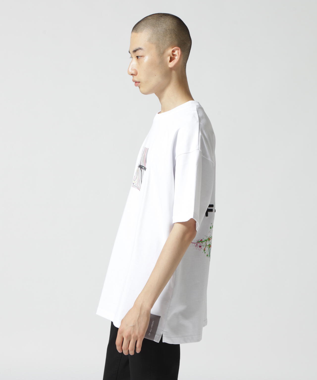 A4A(エーフォーエー) PAINT 半袖Tシャツ
