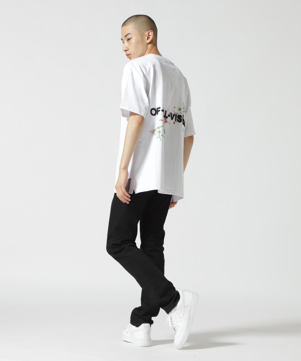 A4A(エーフォーエー) PAINT 半袖Tシャツ