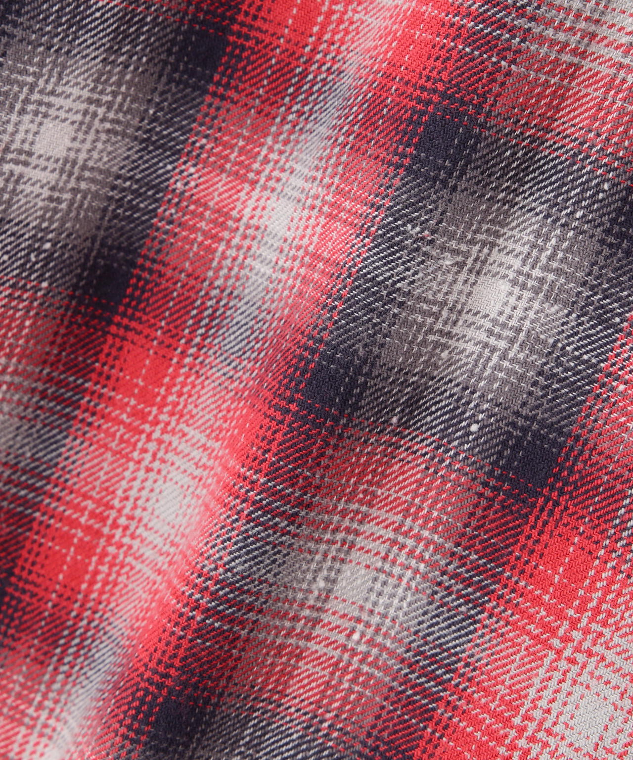 MINEDENIM(マインデニム)V.Nep Check Flannel Open Collar SH
