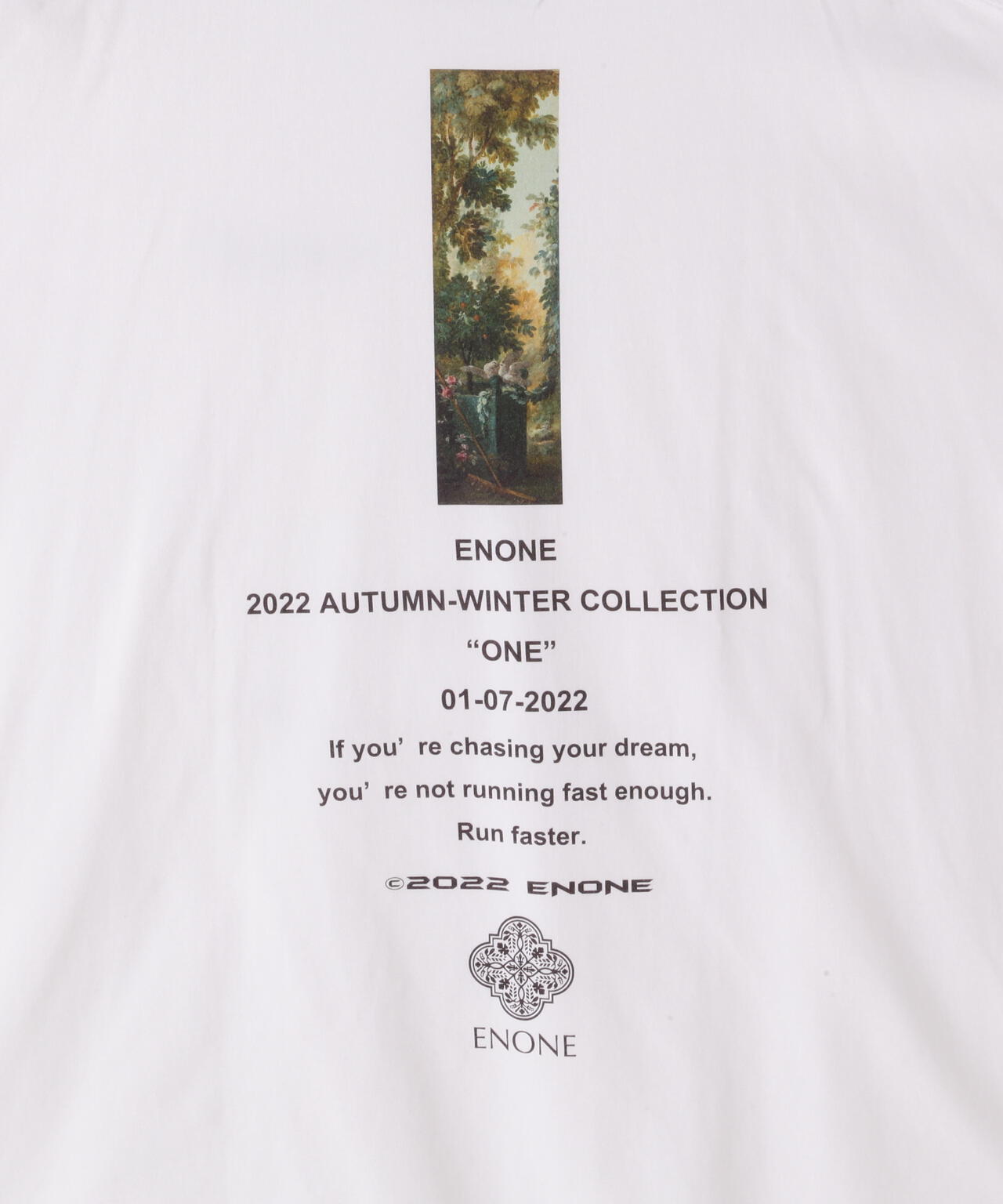 ENONE エノン/F&F Print Tee エフアンドエフ プリントロンT