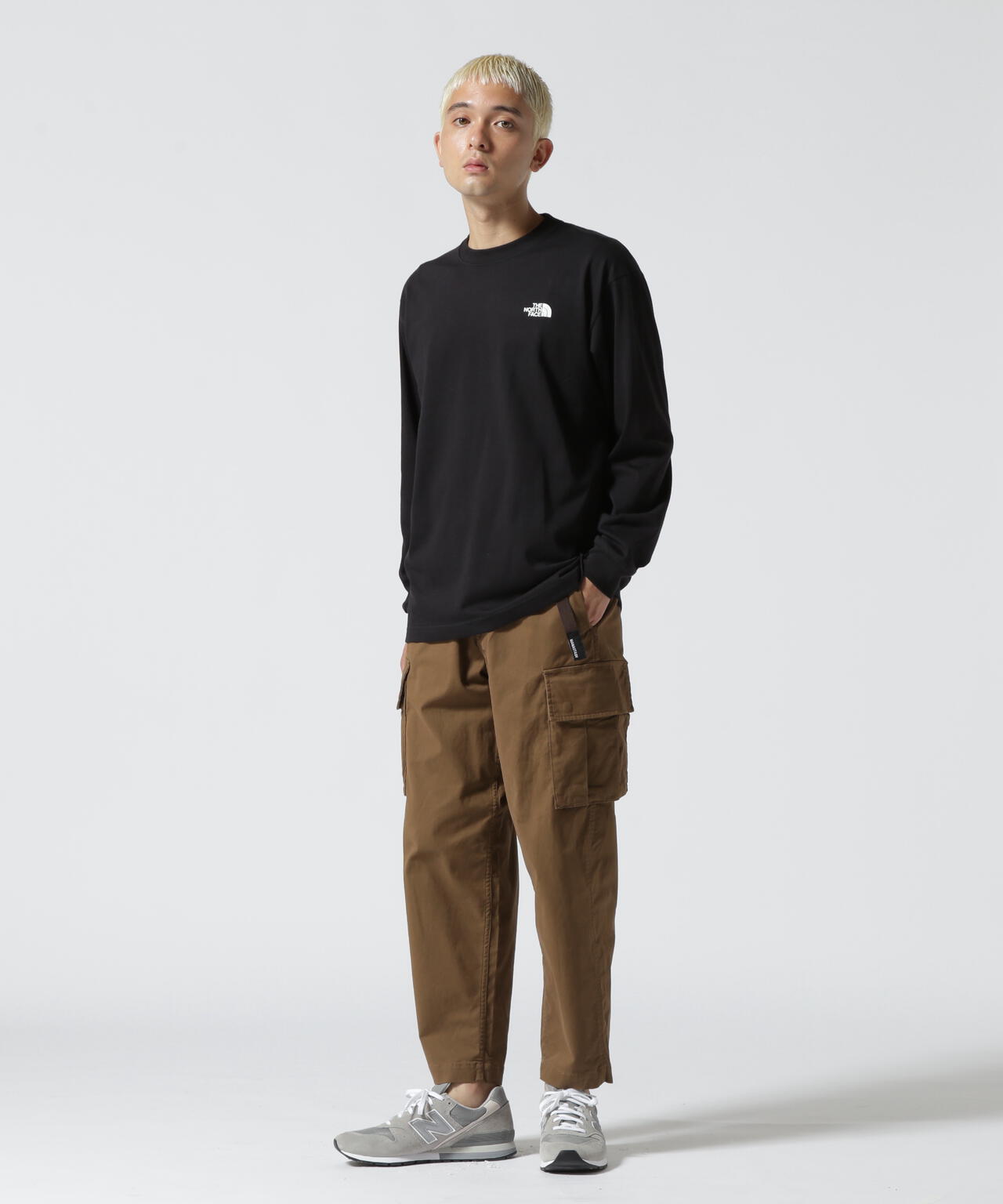 THE NORTH FACE/ザ・ノースフェイス L/S Back Square Logo Tee ロングスリーブバックスクエアロゴティー