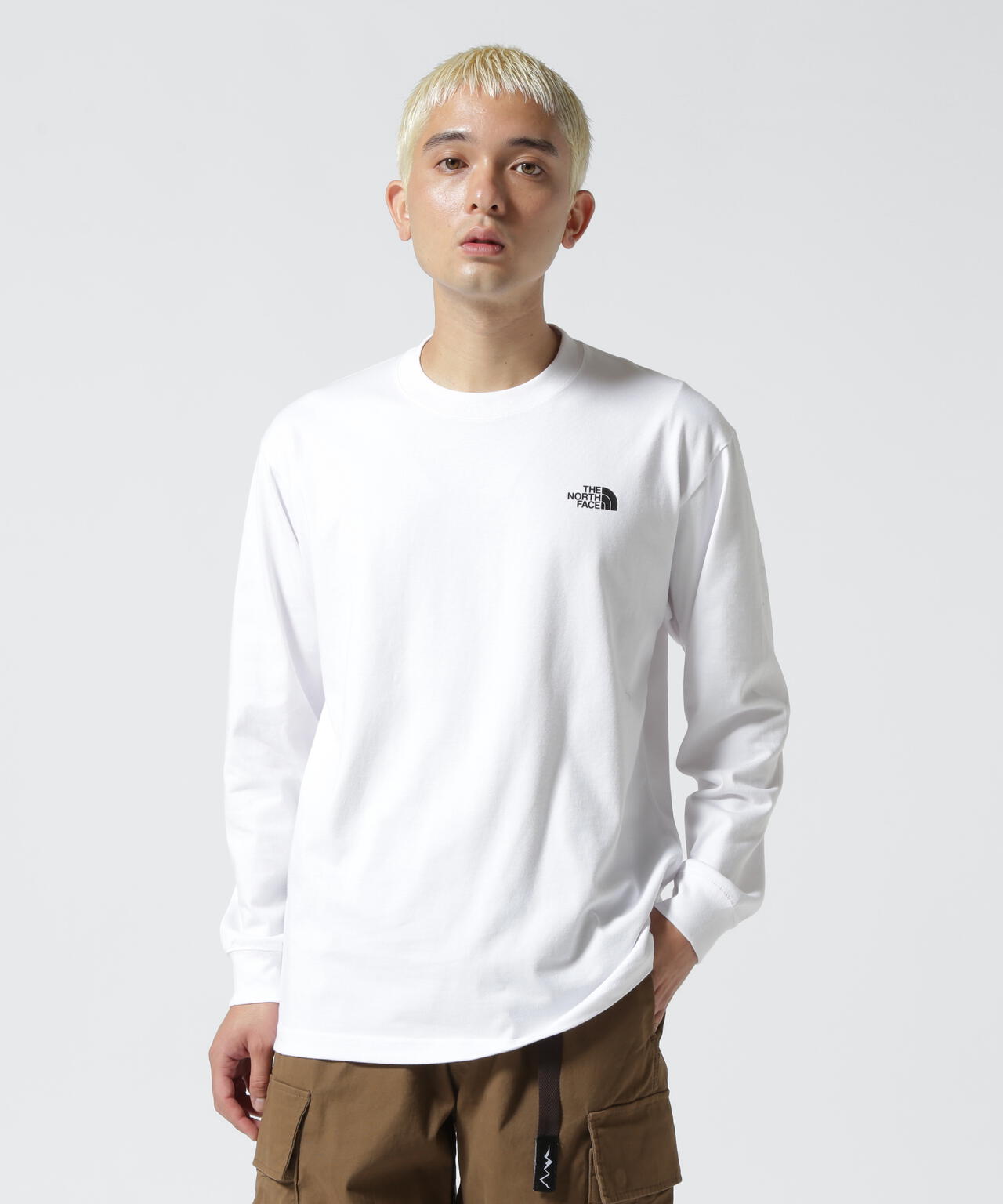 THE NORTH FACE/ザ・ノースフェイス L/S Back Square Logo Tee ロングスリーブバックスクエアロゴティー