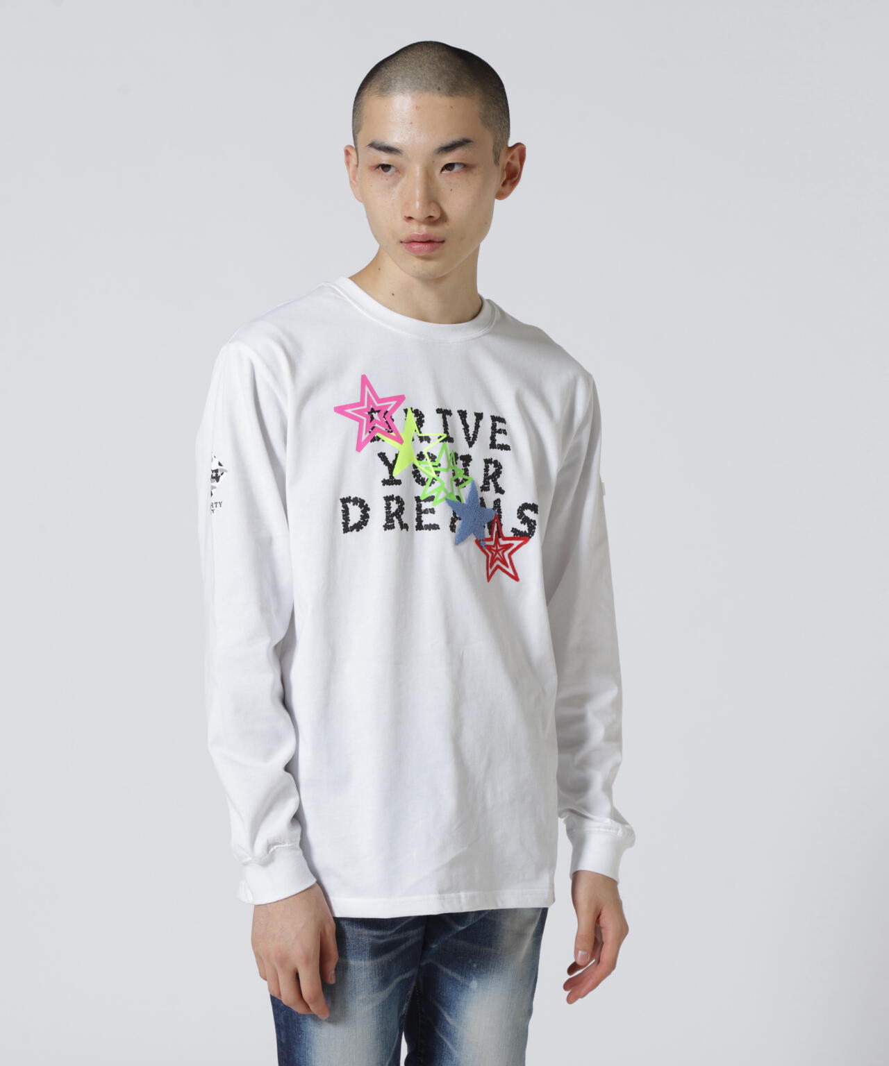 qwerty (クワーティ)DRIVE YOU DREAMS LS TEE