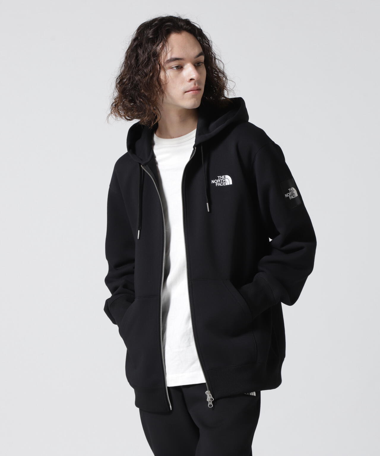 THE NORTH FACE(ザ・ノースフェイス) Square Logo Full Zip スクエアロゴフルジップ NT62232