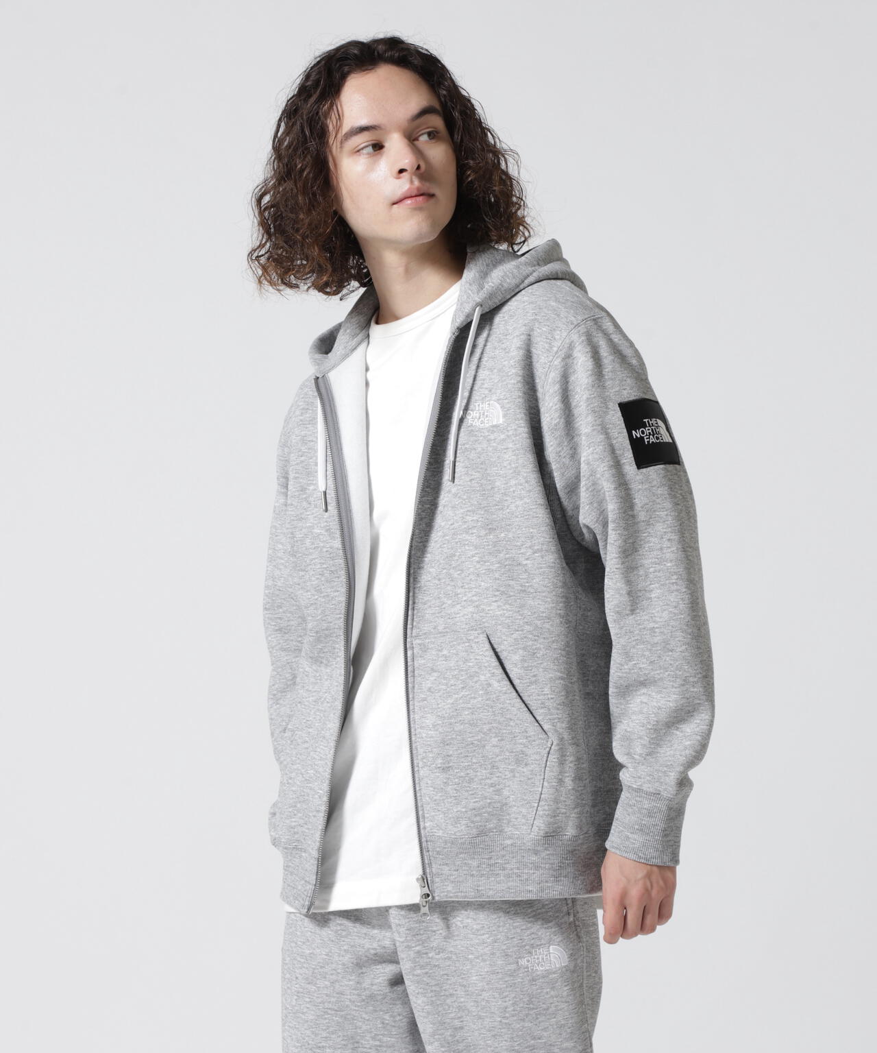 THE NORTH FACE(ザ・ノースフェイス) Square Logo Full Zip スクエアロゴフルジップ NT62232