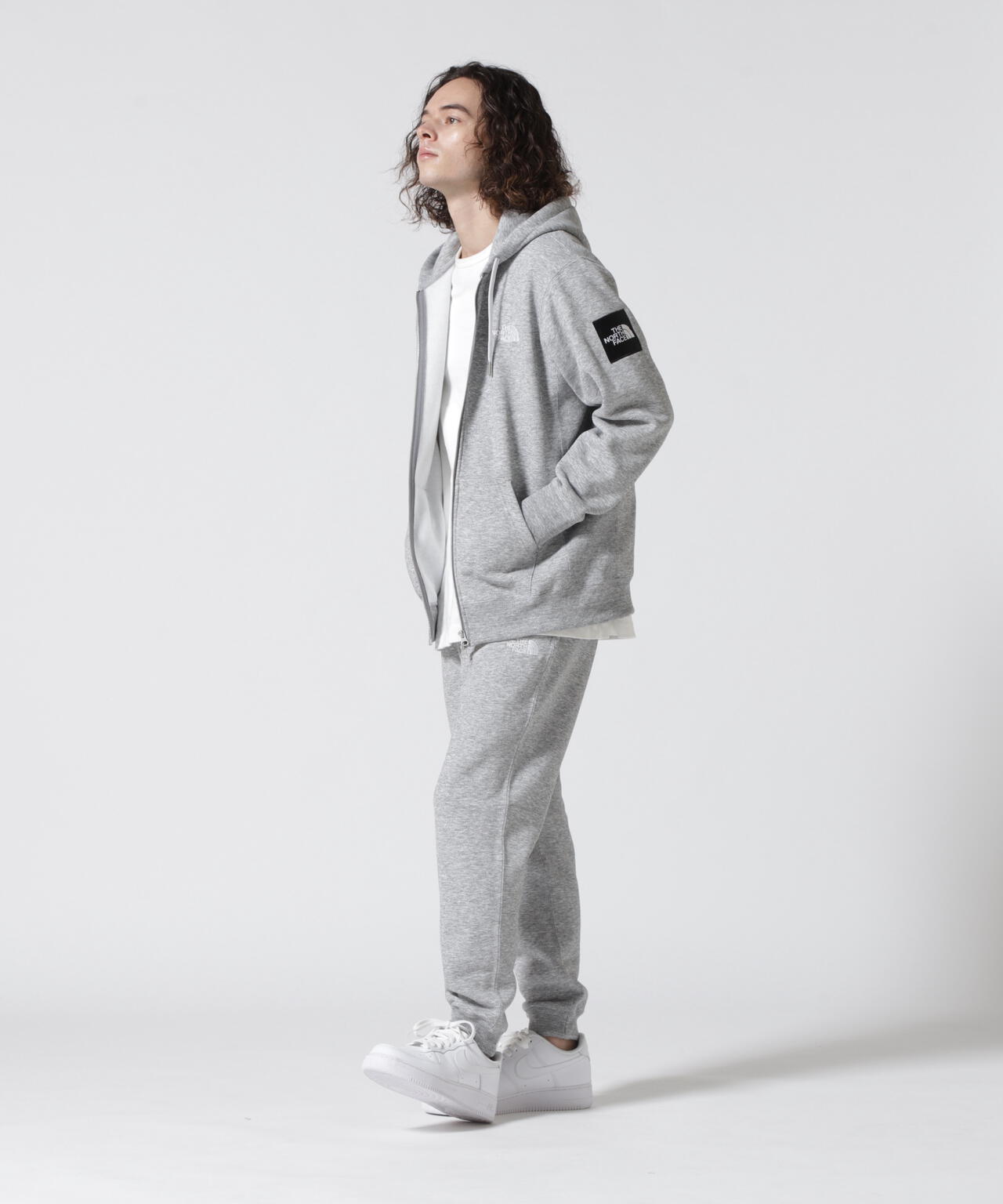 THE NORTH FACE(ザ・ノースフェイス) Square Logo Full Zip スクエアロゴフルジップ NT62232