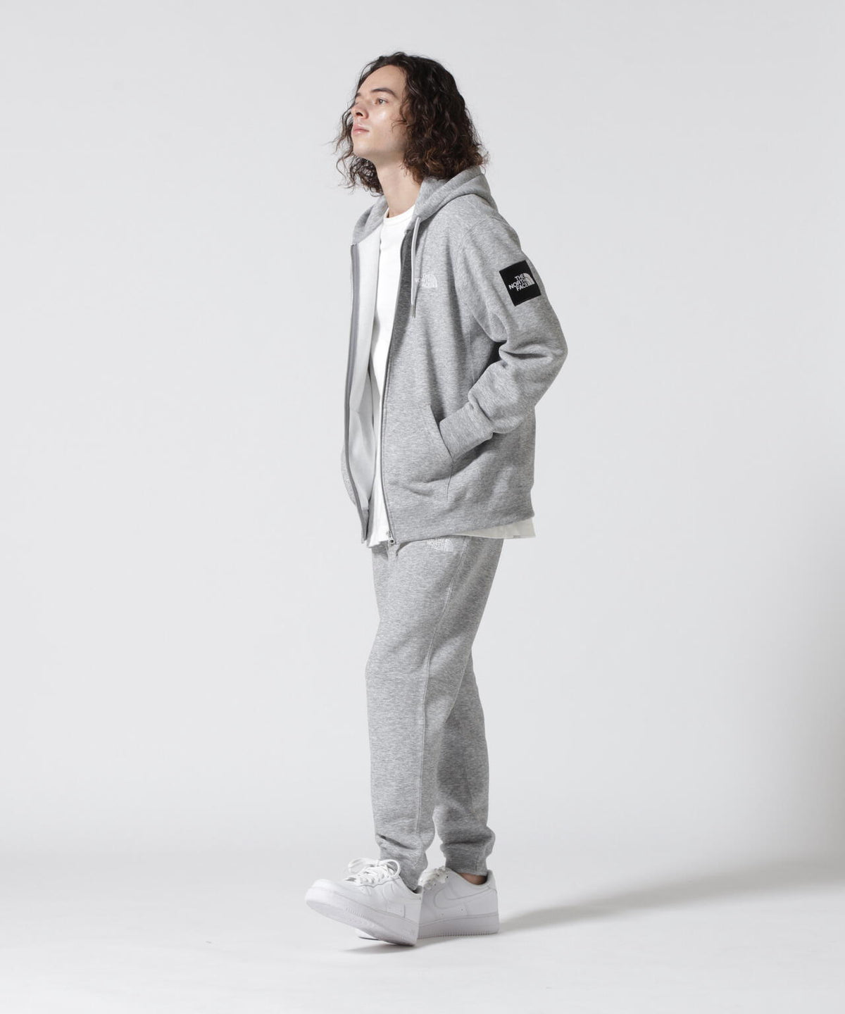 THE NORTH FACE(ザ・ノースフェイス) Square Logo Full Zip スクエアロゴフルジップ NT62232