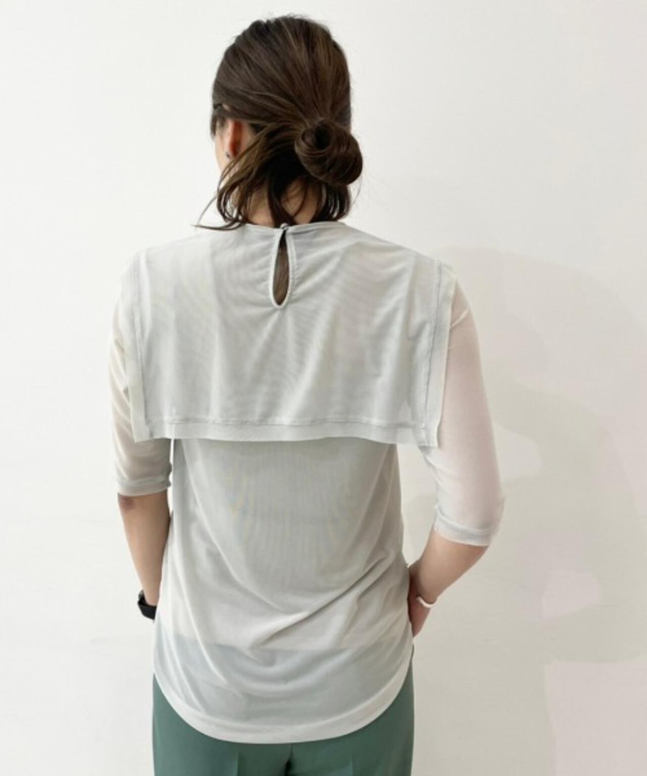 AULA AILA(アウラ アイラ)3WAY SHEER PULLOVER/シアプルオーバー