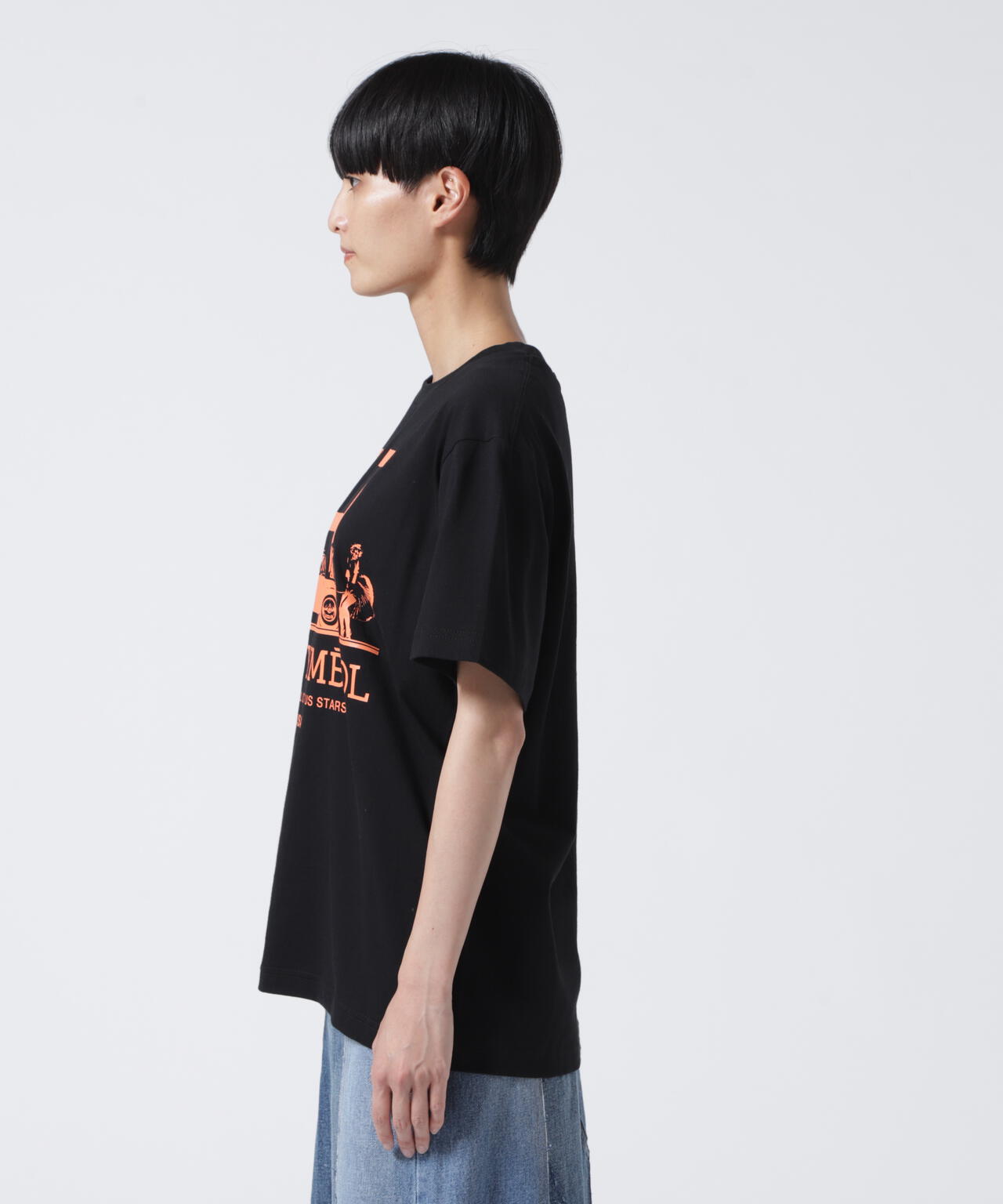 Kare/ME(カーミー)H MM オレンジプリントTシャツ