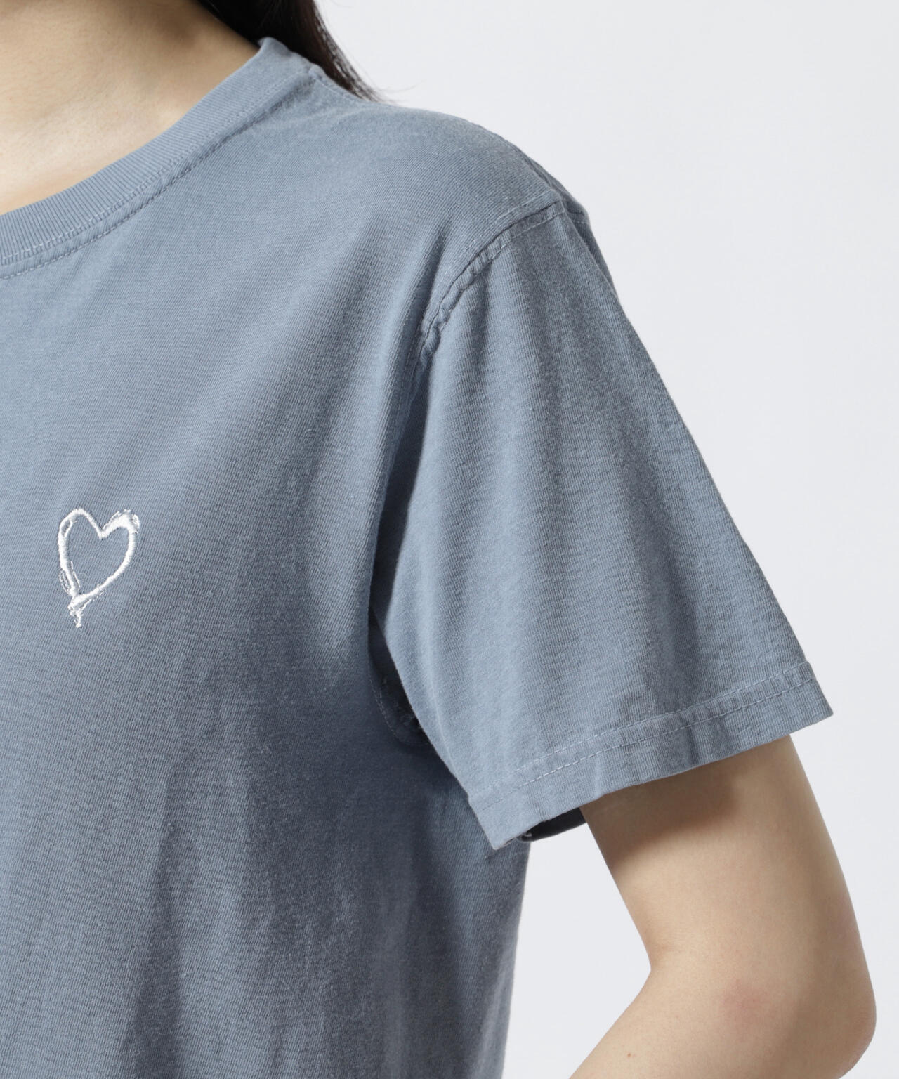 Kare/ME(カーミー) ハート刺繍Tシャツ