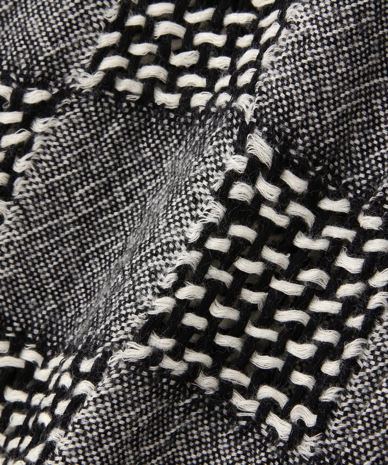 LUSOR(ルーソル)WOOL CHECK CD ウールチェックカーディガン
