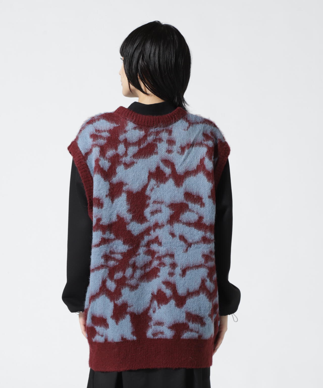 DROIT BELLO(ドロイトベロ)ジャガード柄シャギーニット
