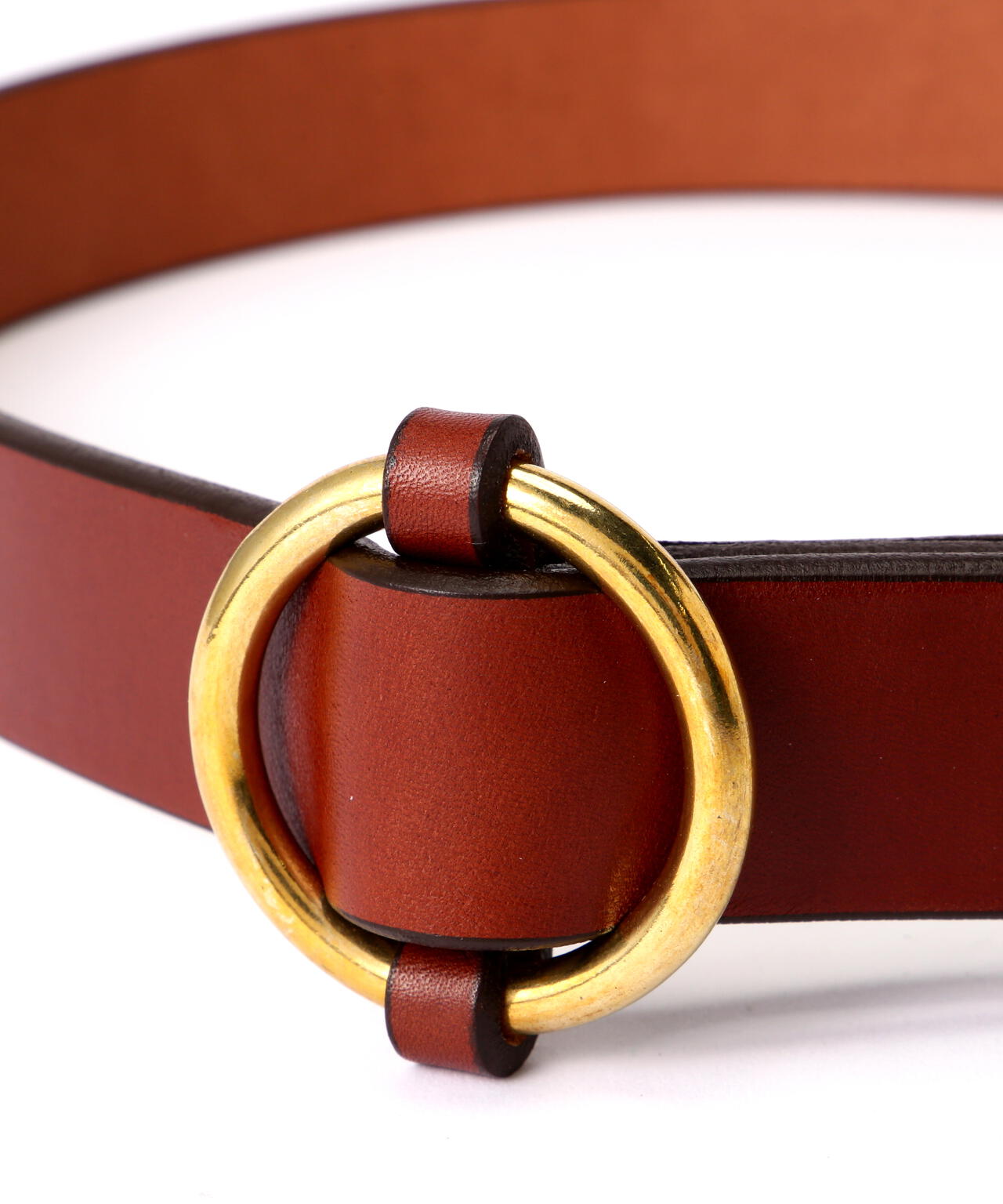 【TORY LEATHER/トリーレザー】Strap Belts with Ring Buckle リングバックルベルト