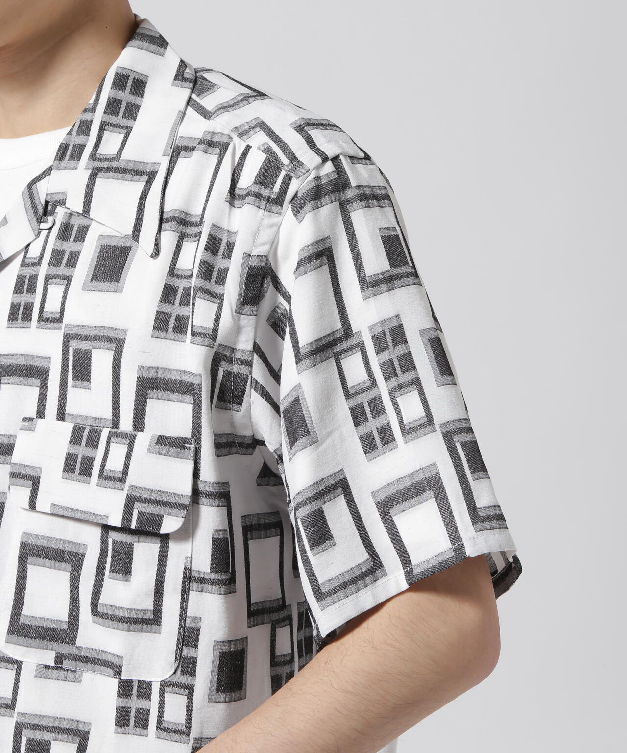 NEEDLES / S/S Classic SH-Multi Block Jq.