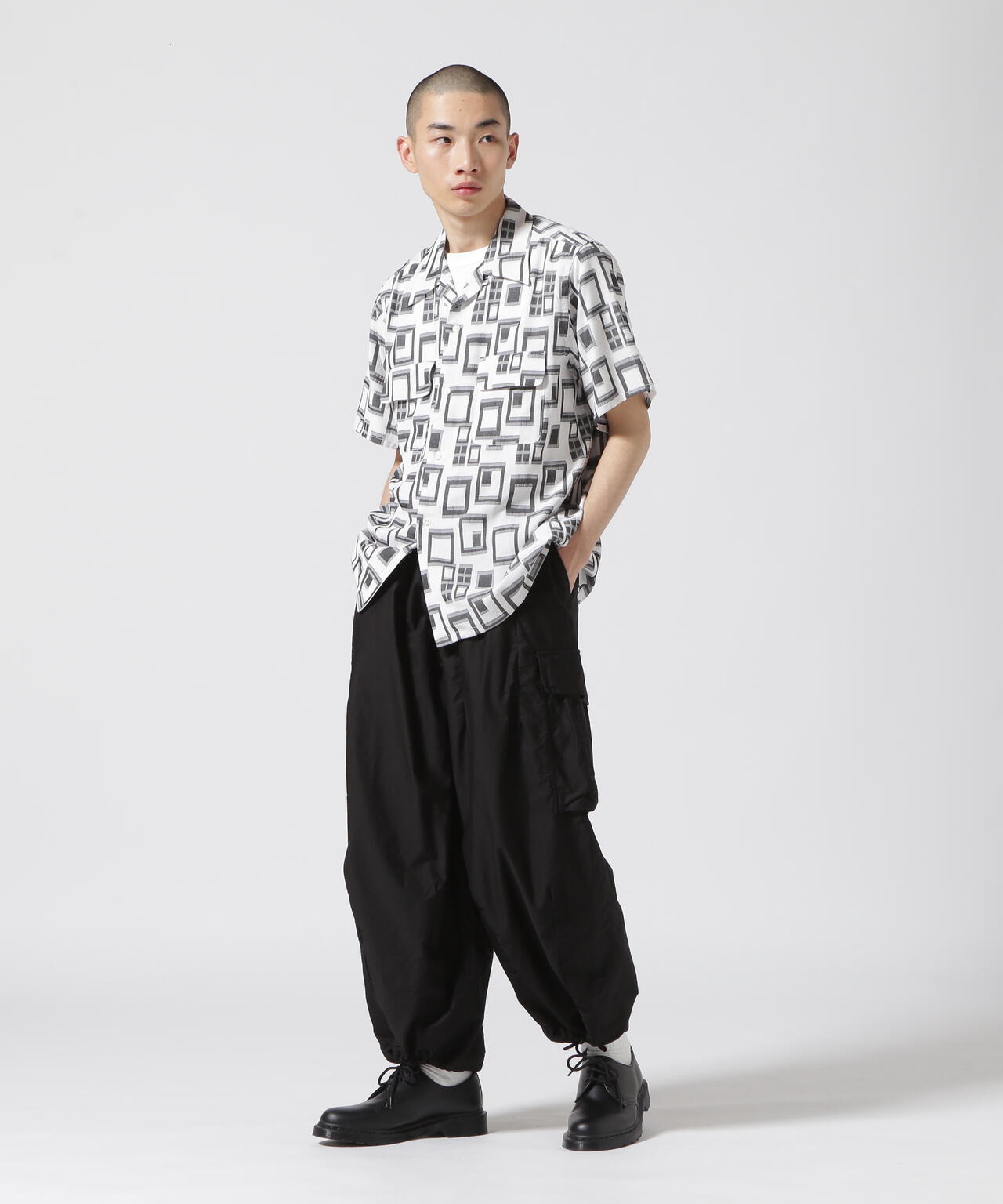 NEEDLES / S/S Classic SH-Multi Block Jq.